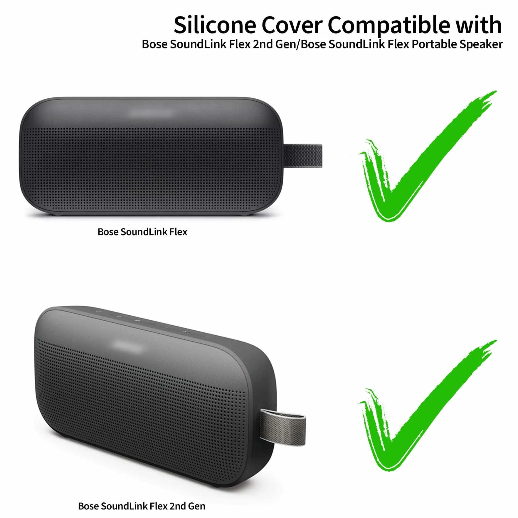 Silikonowe etui kompatybilne z Bose SoundLink Flex (2. generacji) Przenośny dyfuzor