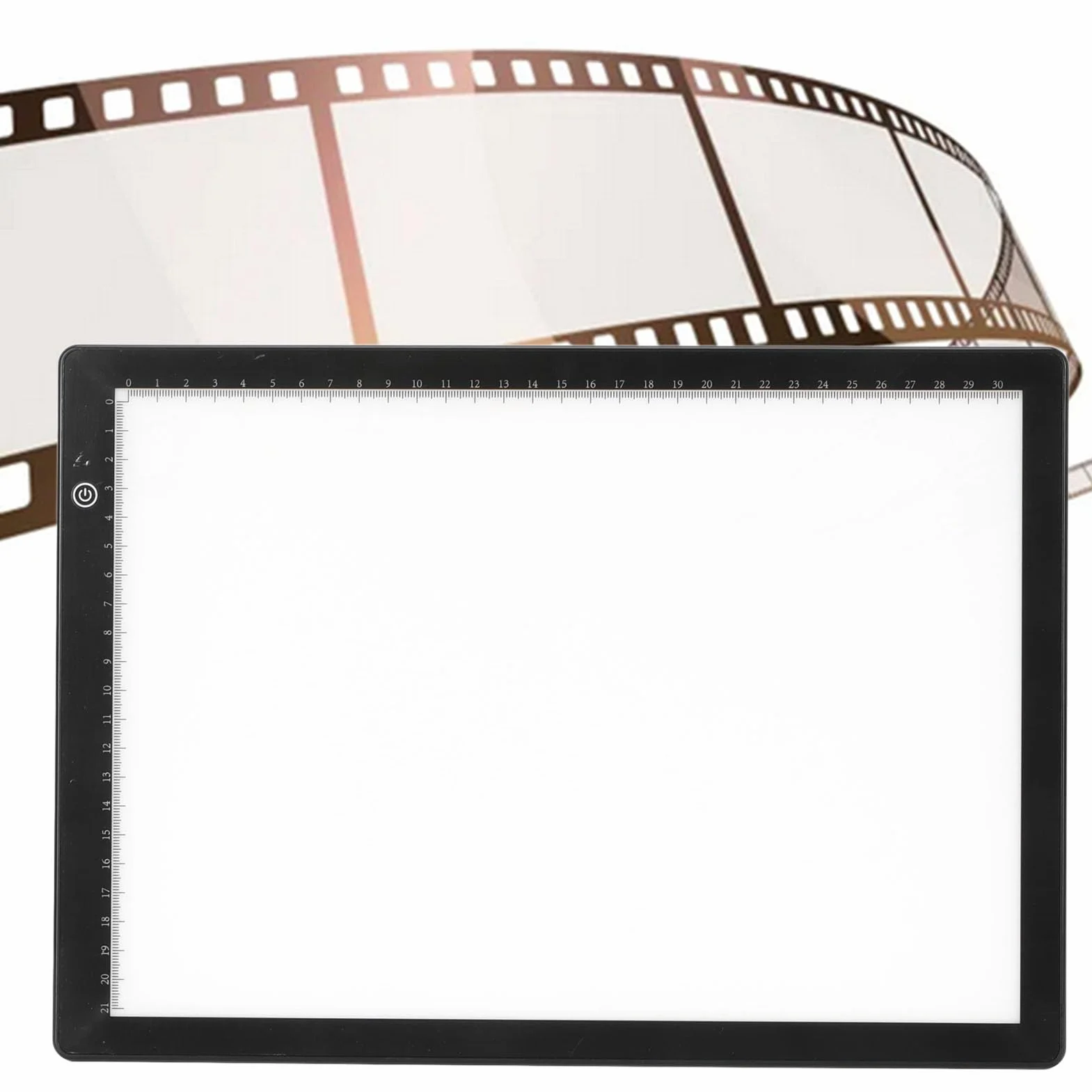Slide Viewer Light Box do Negatywów Filmowych, Aplikacja SlideScan, Aplikacja FilmBox, Ultracienka Edycja w Formacie Miękkie Diody LED Zasilany Przez USB Skaner Slajdów