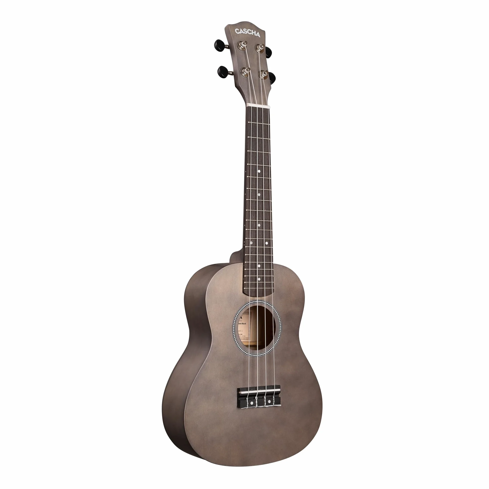 Concert Ukulele Linden Black Set (wraz z torbą, 3 ami, książką, tunerem)