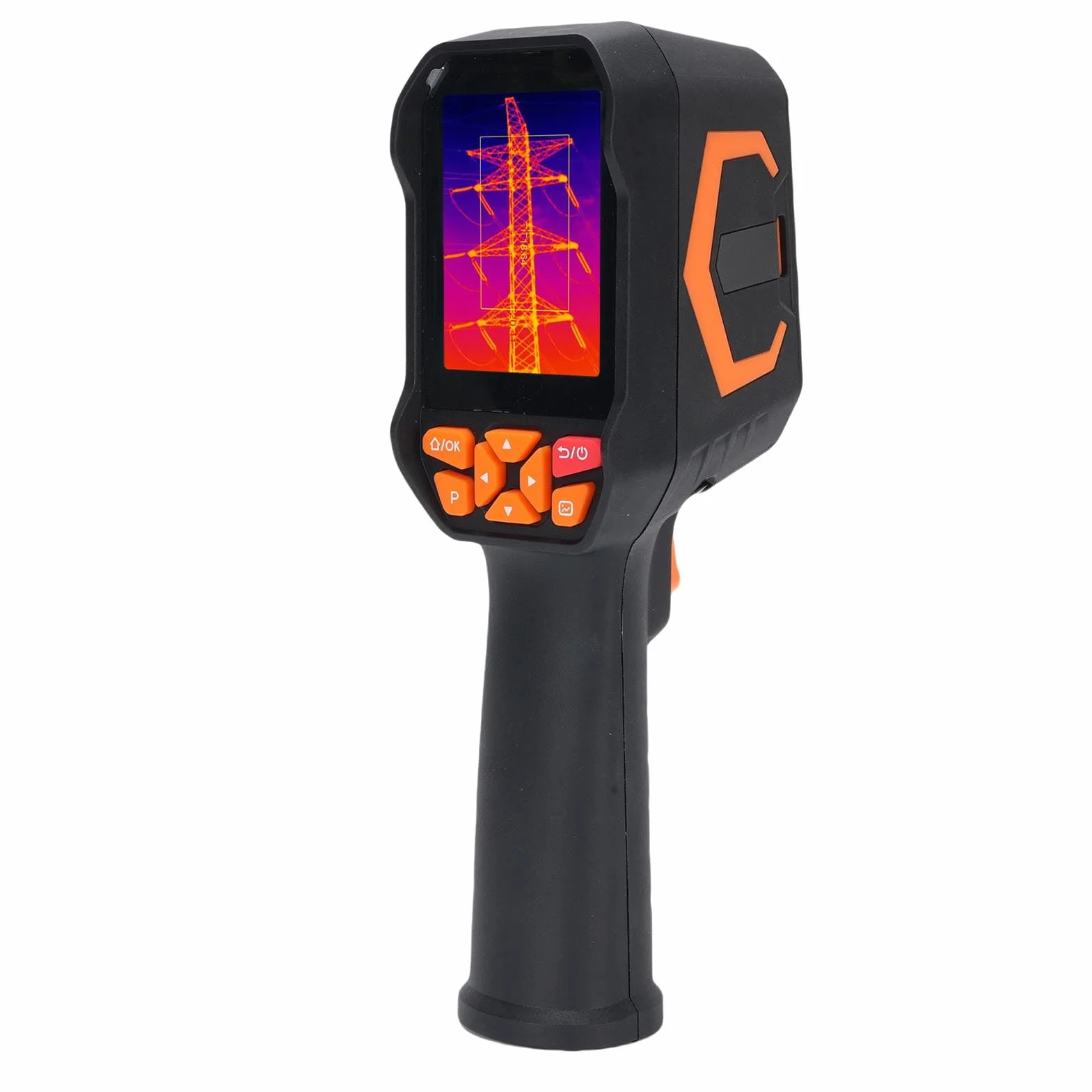 Topiky Handheld Termiczna Kamera Termiczna, Kamera do Obrazowania Termicznego, Obraz Termiczny w Podczerwieni, -20 ° C do 550 ° C 8 GB Storage 25 Hz Ramina Klatek na Poziom
