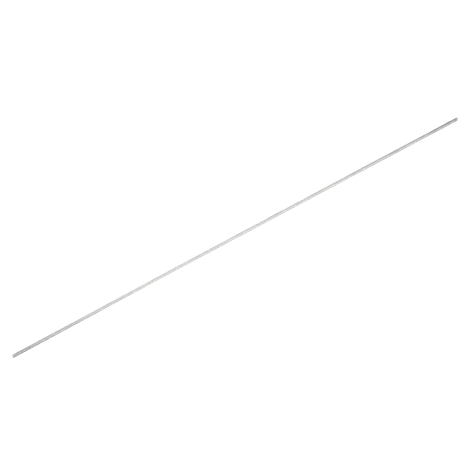 QUARKZMAN M2 x 250mm W pełni gwintowane pręty x 1szt 304 Stal nierdzewna Prawa Ręka Gwint Pręt do śrub i zacisków i wieszaków i U śruby,[Srebrny]