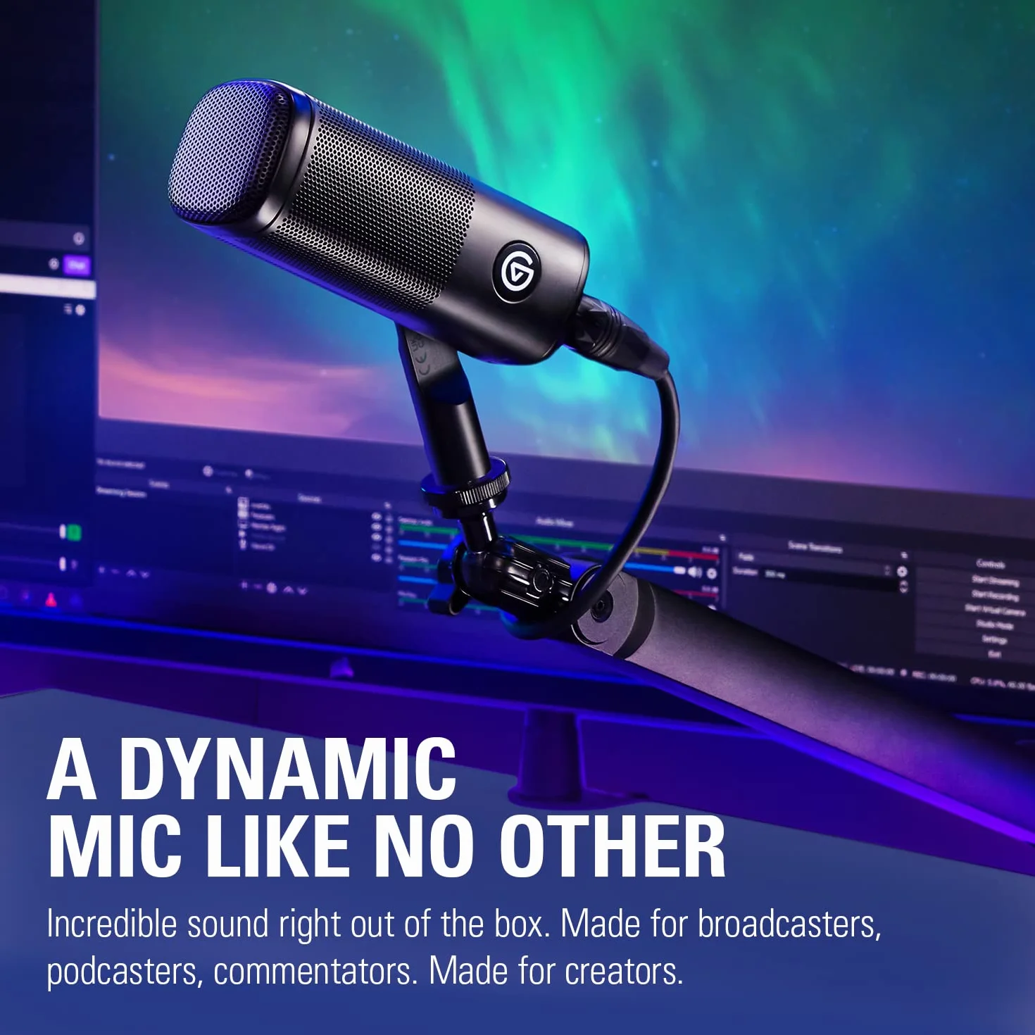 Elgato Wave DX dynamiczny mikrofon XLR kardioidalny eliminacja zakłóceń optymalizacja mowy podcasty transmisje