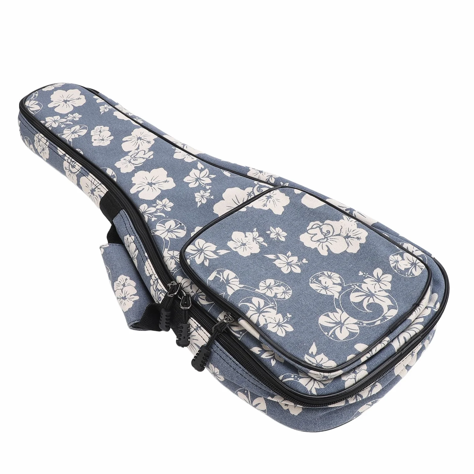 Torba na Etui na Ukulele, Wyściółka Wewnętrzna z Pianki o Dużej Pojemności Plecak na Etui na Ukulele z Regulowanymi Paskami na Ramiona na Koncert, Sopran, Tenor (23 cale)