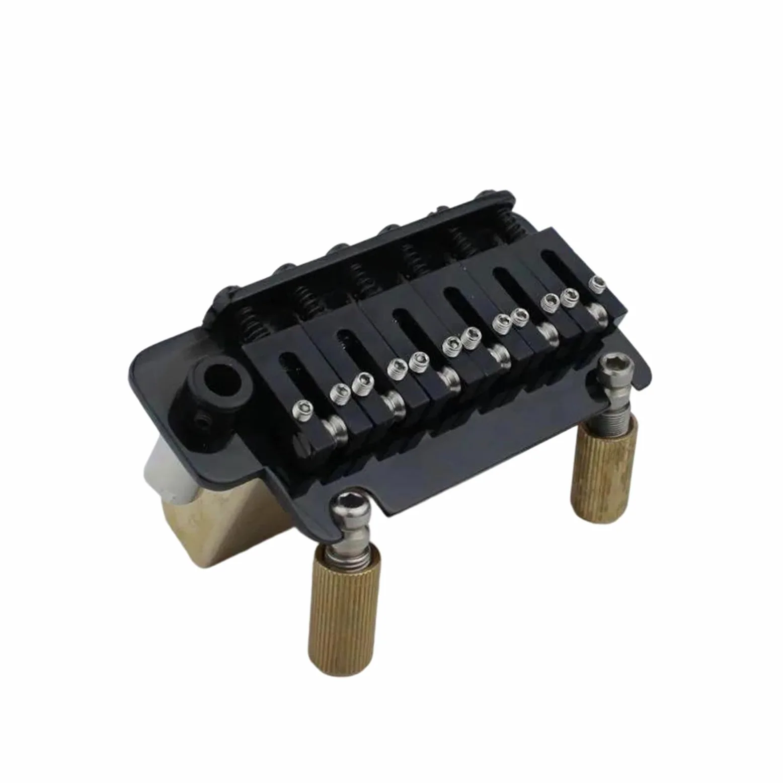 Mostek Tremolo Do Gitary Elektrycznej Dla Początkujących Z Mosiężną Płytą Podstawy I Sprężynami Z Siodełkami | Most gitarowy