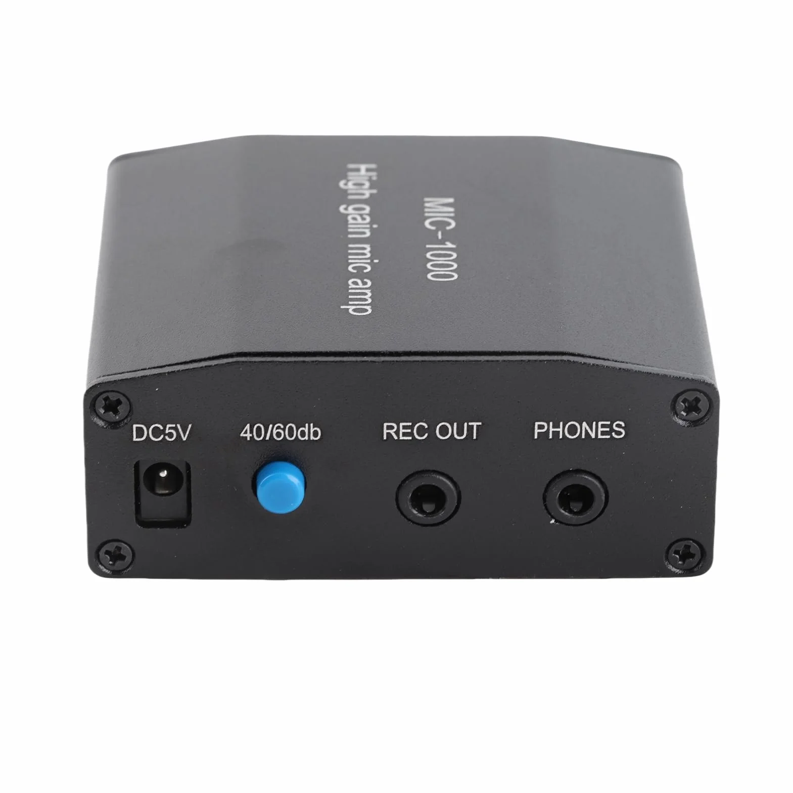 Wzmacniacz Mikrofonowy, Wzmacniacz Mikrofonowy DC 5V Wzmacniacz Audio Mikrofonu o Wysokiej Mocy 1000 Razy Zestaw Akcesoriów do Wzmocnienia, Elektroniczne Konwertery Sygnału