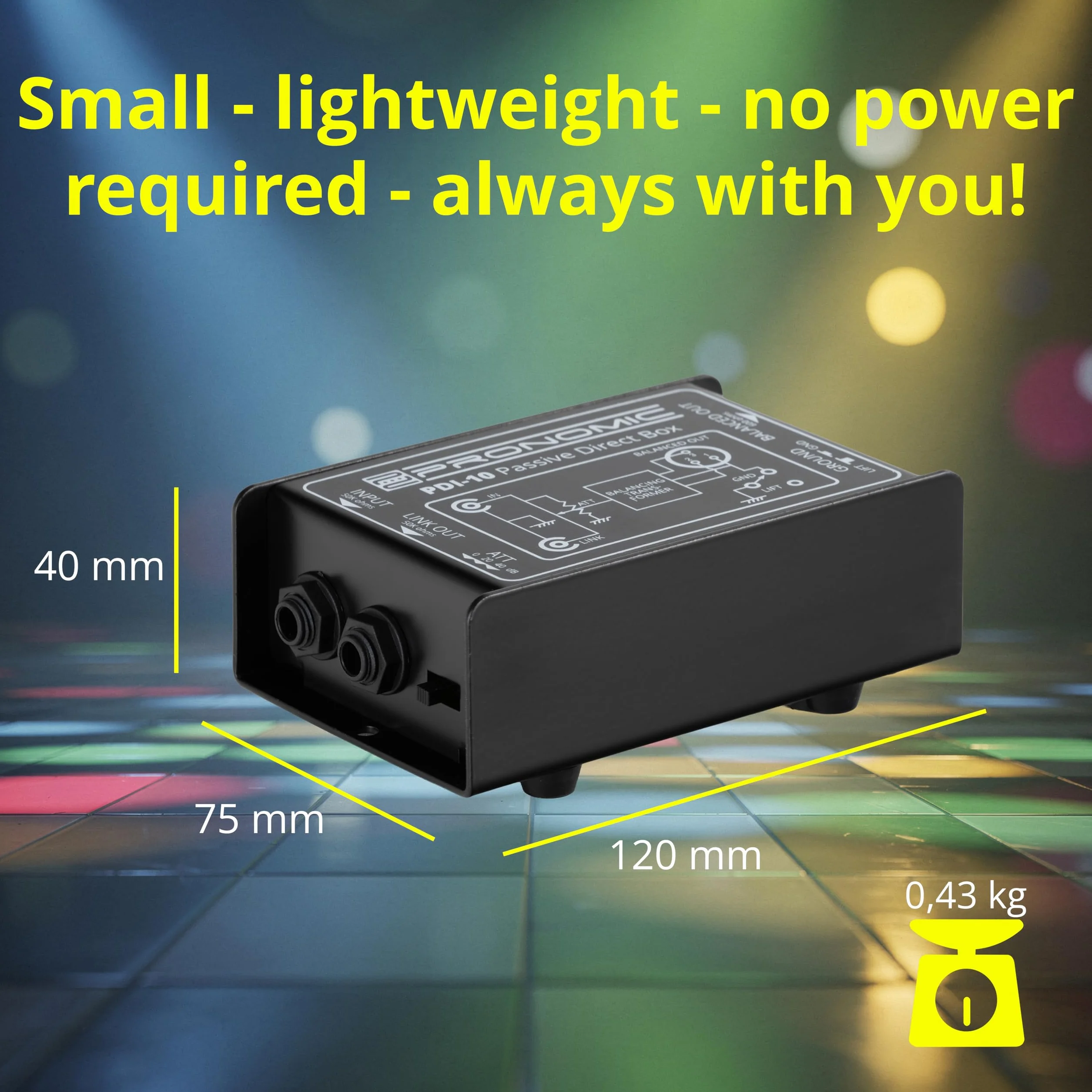 Pronomic PDI-10 DI pasywny box