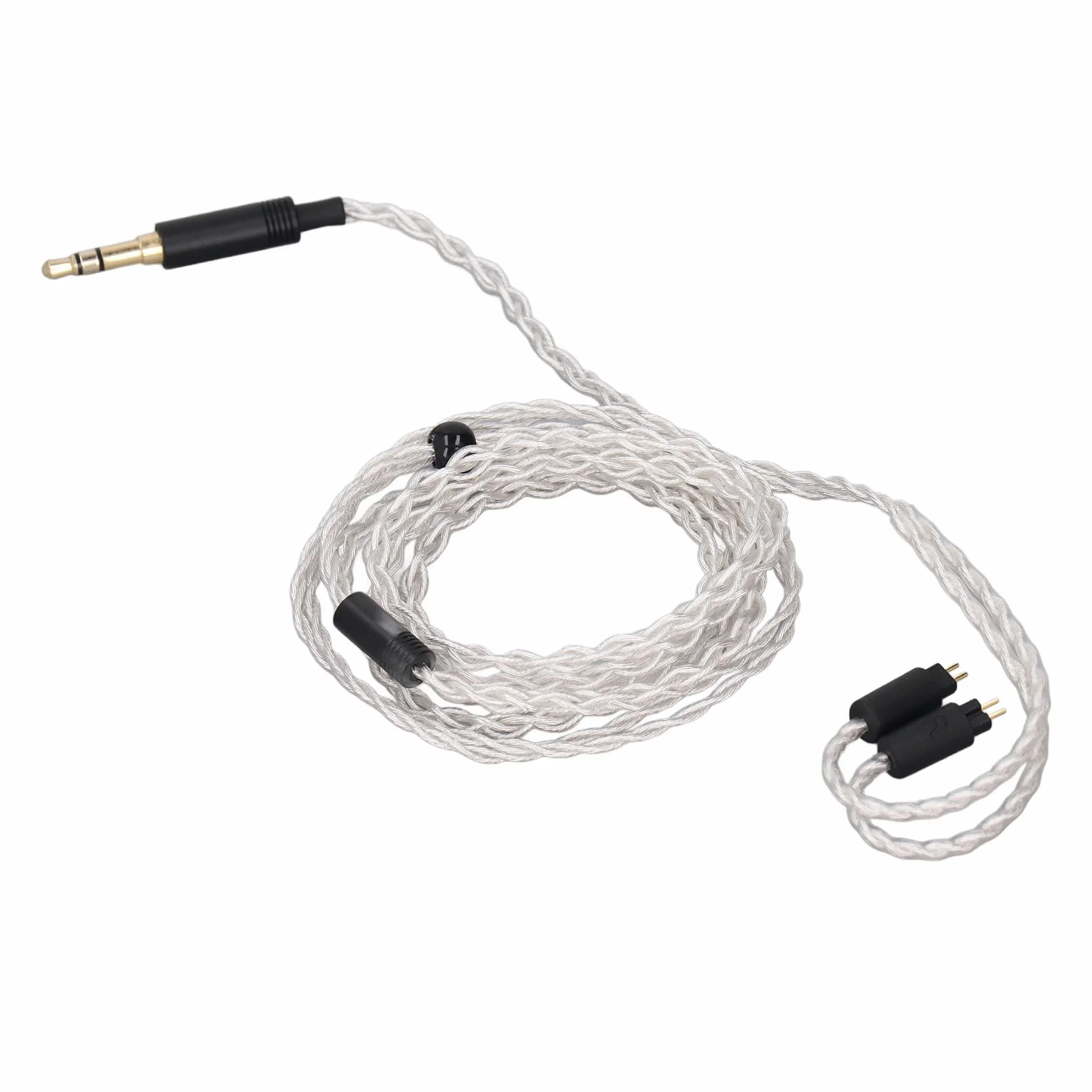 Sxhlseller Kabel Dźwiękowy 3,5 Mm do 2 Pinów 0,78 Mm - Kompatybilny z TRN VX, Odporny na Zużycie dla FII O Fh1s, Przyciągający Wzrok Wygląd dla CCA CA4