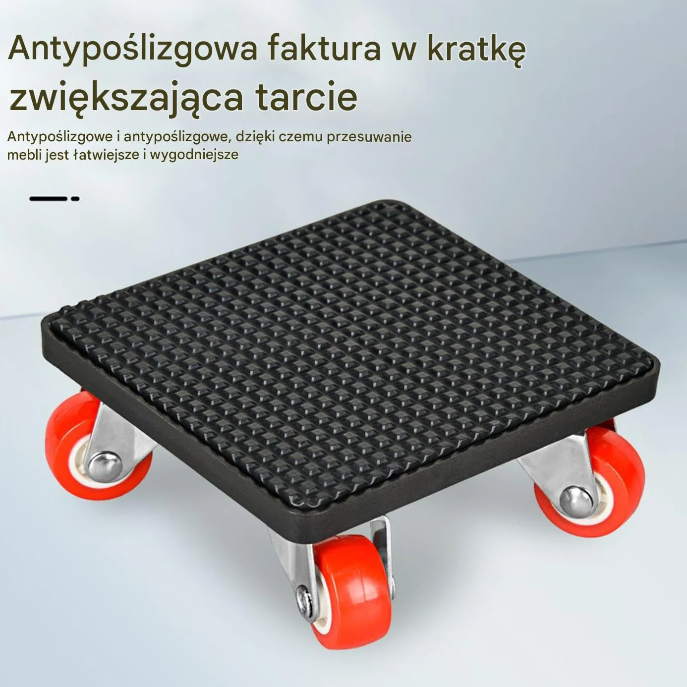 Przesuwaki Do Mebli Na Kółkach | 500 Kg Wózki Transportowe Do Użytku Domowego,Obrotowy Podnośnik 360° Sprzętów I Mebli Włączając Fortepian Stół Szafę Kanapę Lodówkę Pranie