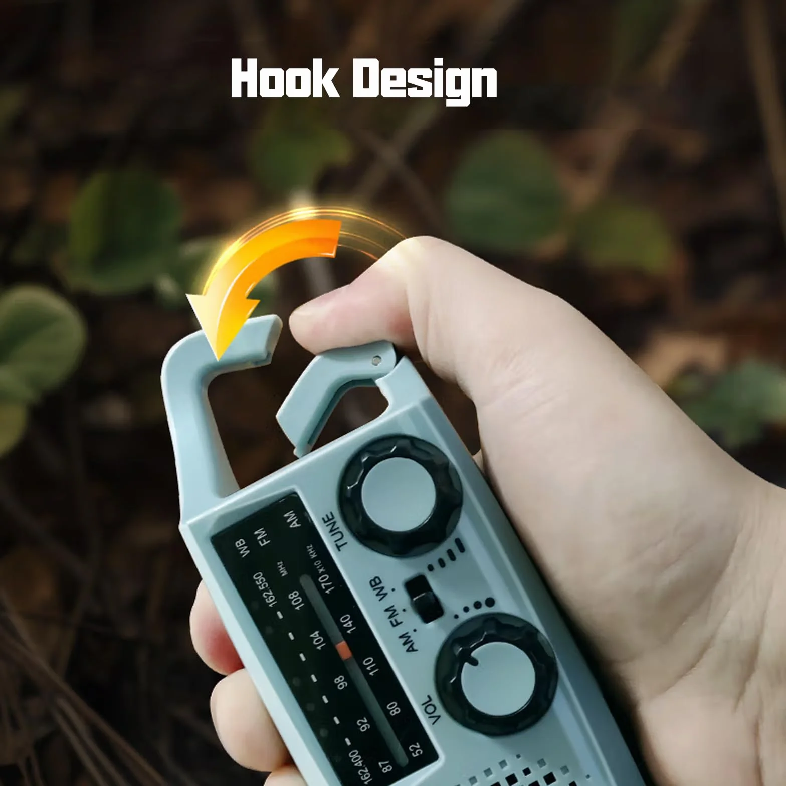 Radio Awaryjne, 2000mAh Radio na Korbkę ładowarka Słoneczna Power Bank Radios USB AM/FM z Alarmem SOS Latarka Małe Radiotelefon Kieszonkowe do Użytku Wewnątrz, Zewnątrz Kempingu