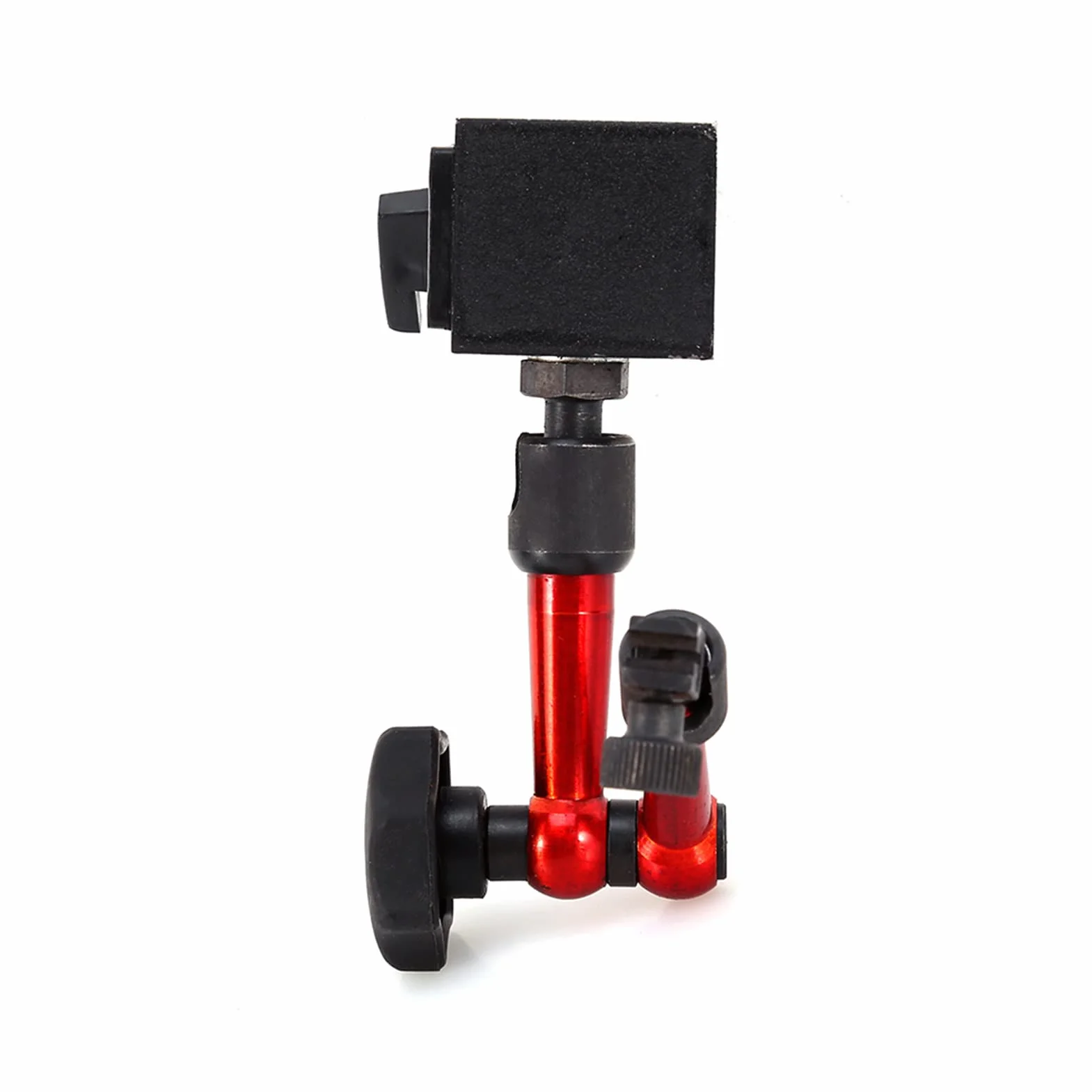 Uchwyt Czujnika Zegarowego, Czujnik Zegarowy z podstawą magnetyczną 13 * 7 * 3cm Profesjonalny Mini Uchwyt Magnetyczny do Miernika Cyfrowego ze Stojakiem