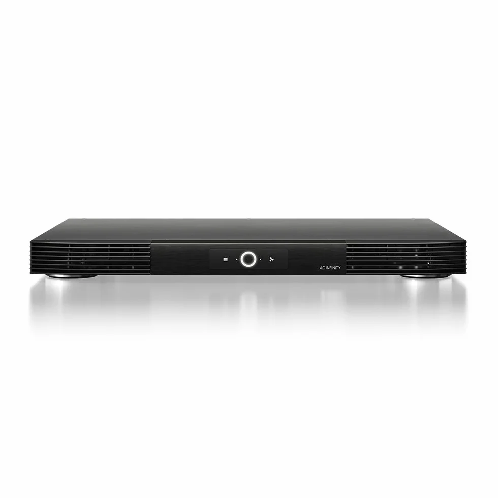 AC Infinity Aircom S10, cichy system wentylatora 17" (43 cm) do odbiornika, wzmacniacza, DVR, AV Cabinet komponentów