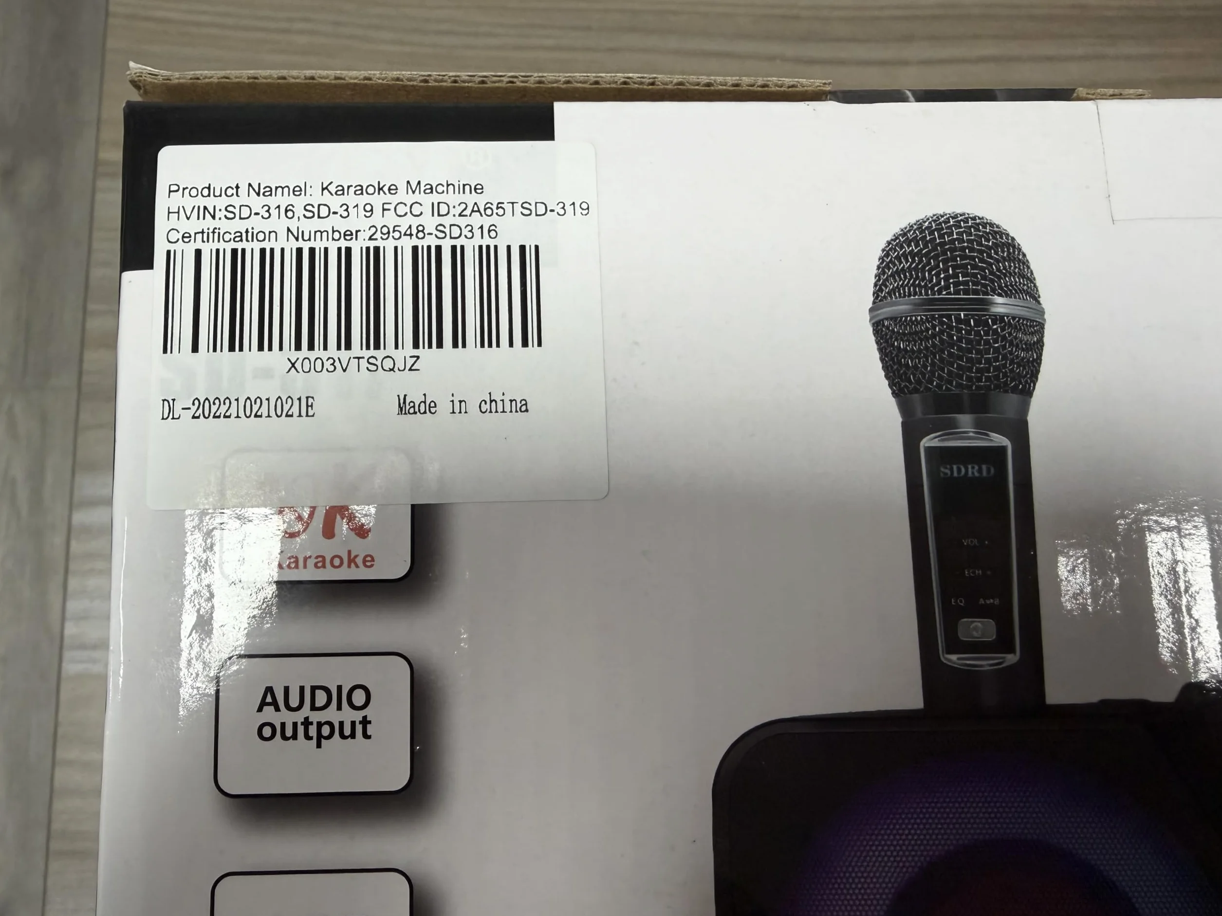 Maszyna do karaoke dla dorosłych i dzieci z 2 mikrofonami bezprzewodowymi UHF,przenośny głośnik Bluetooth PA z oświetleniem imprezowym LED na imprezę domową,piknik,samochód,prezenty urodzinowe