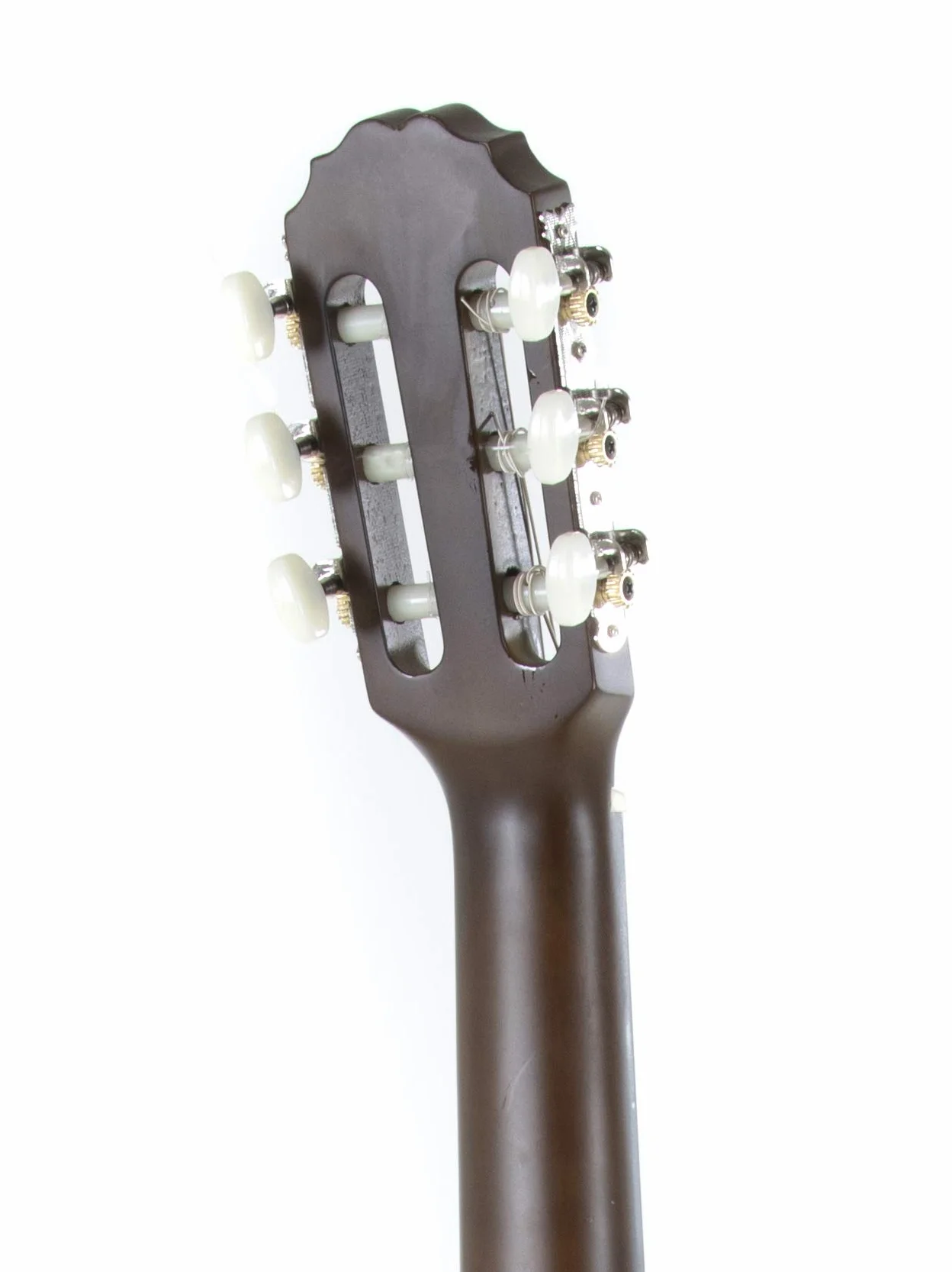 GEWA gitara klasyczna Basic 3/4, korpus lipa, podstrunnica drewno pakkaholz, chromowane maszynki, kolor orzechowy