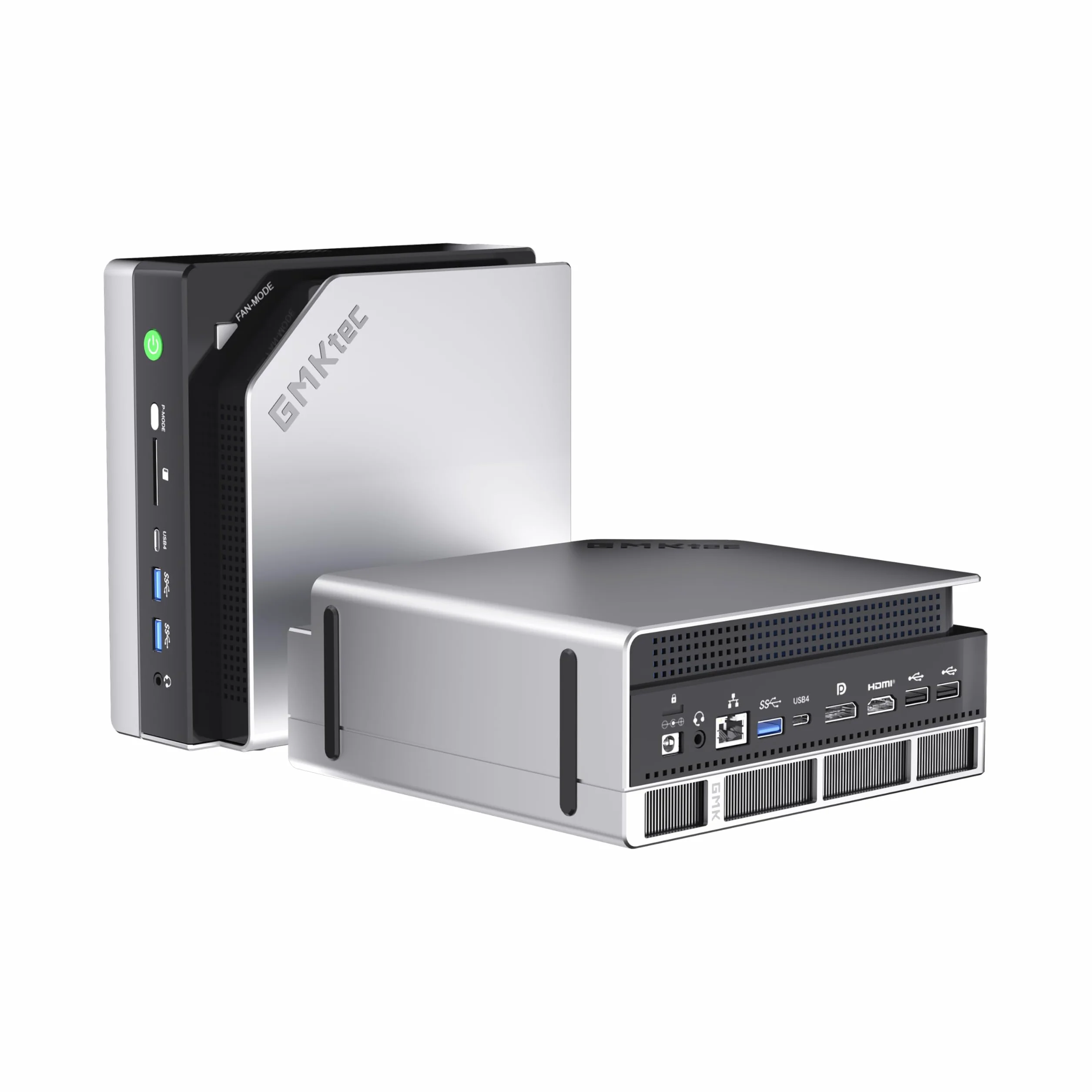 GMKtec EVO-X2 AI mini PC AMD Ryzen AI MAX + 395 (16K/32T, do 5,1 GHz), wydajność 126 TOPS KI, 128 GB DDR5 RAM M.2 PCIE 4.0 X4 2TB SSD, mini komputer gamingowy z kartą graficzną 8060S | WiFi 7 | USB