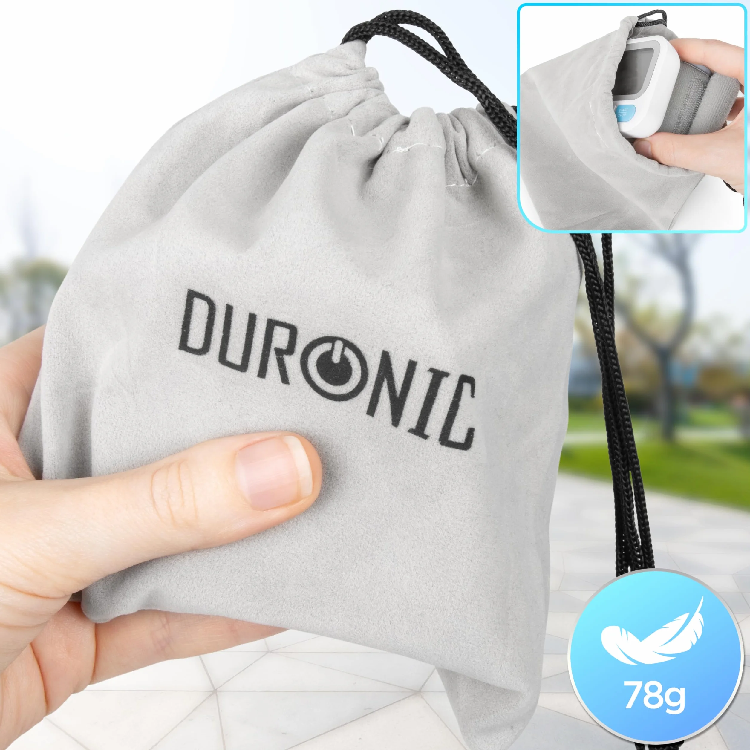 Duronic BPM65 WE Ciśnieniomierz nadgarstkowy elektroniczny certyfikowany medycznie | pomiar ciśnienia krwi | automatyczny monitor ciśnienia na nadgarstek