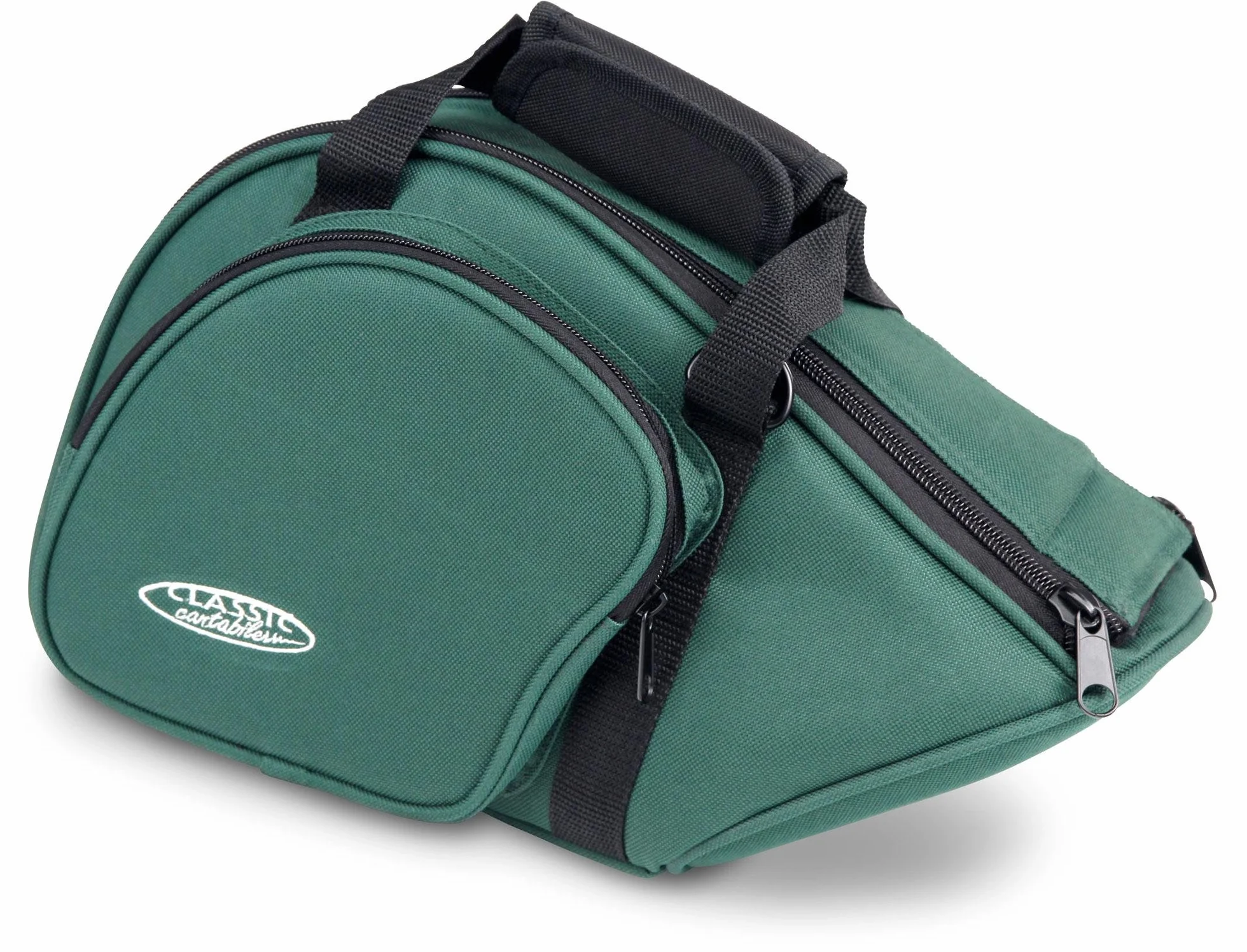 Classic Cantabile JHB-1 torba na róg myśliwski / rogu myśliwskiego (Softbag/Case z kieszenią zewnętrzną) zielona
