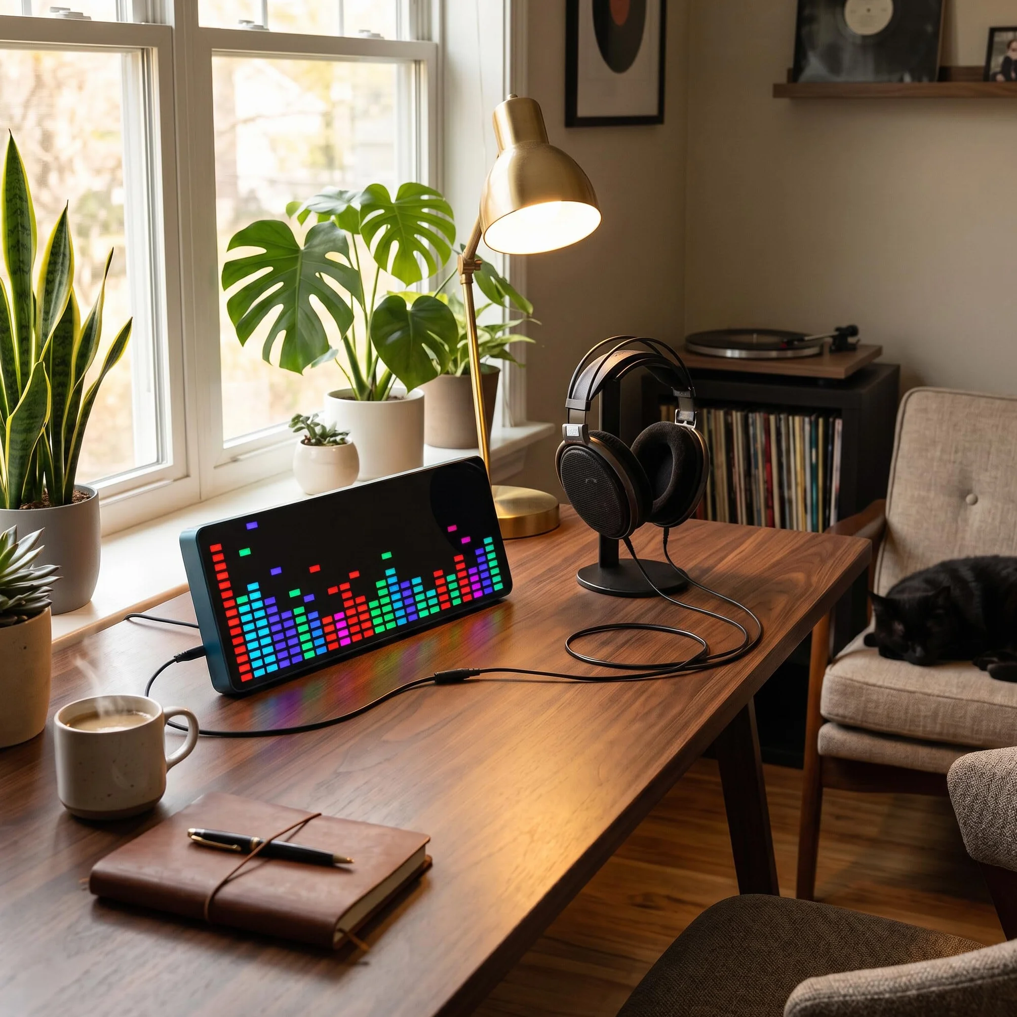 Wyświetlacz Spektrum Muzycznego, Home Audio Audio LED Spectrum Pickup 16x24 RGB