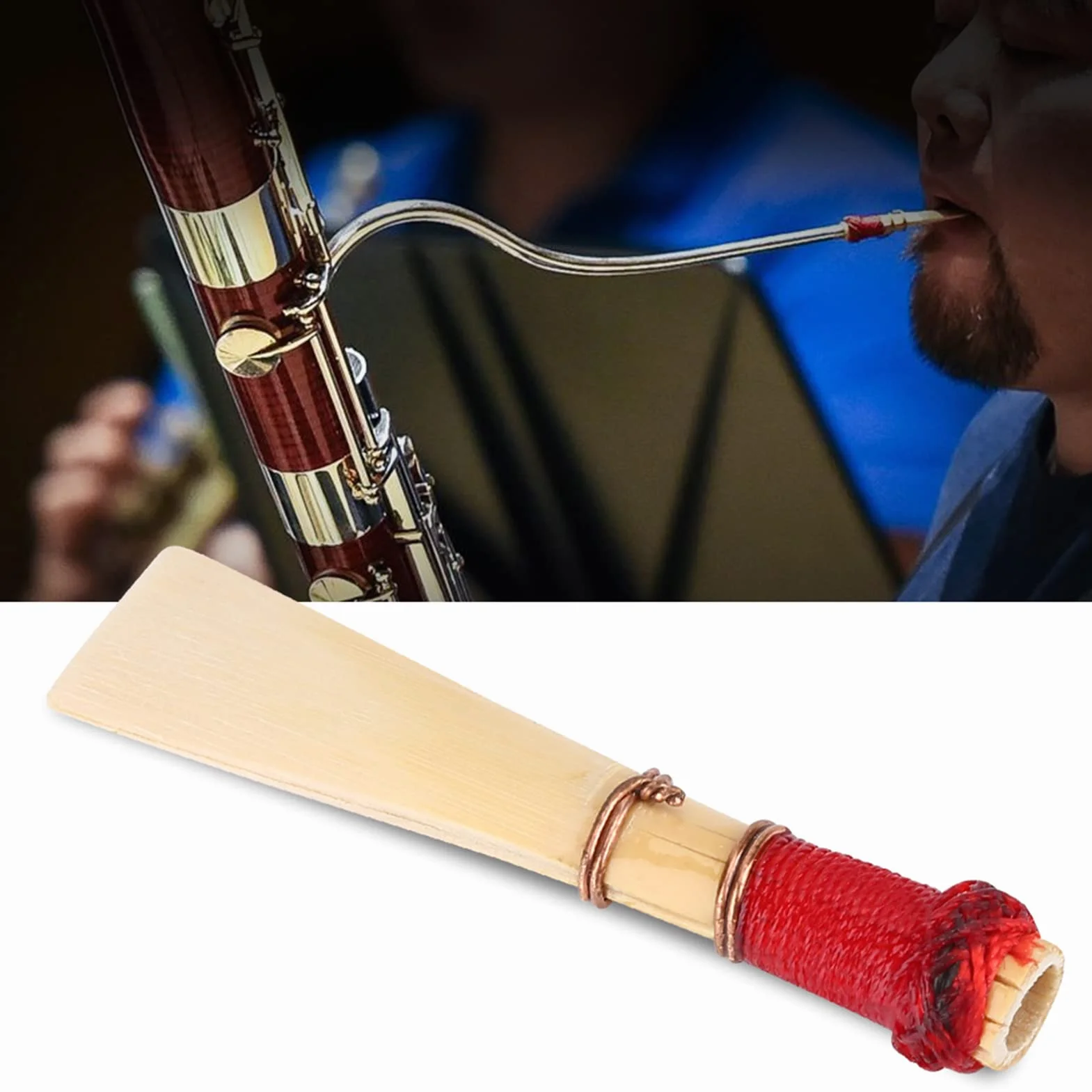 Profesjonalny Instrument Firme Bamboo Trzcina Fagot Instrument Trzciny Fagot Średni Solidny Fagot Akcesoria Dla Miłośników Muzyki