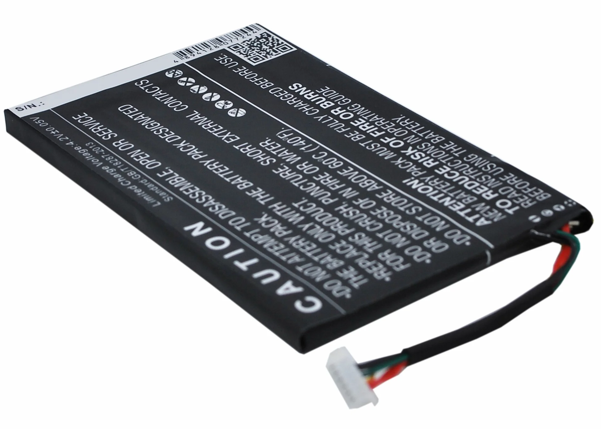 2150mAh Bateria kompatybilny z Barnes and Noble BNRV300, Nook Simple Touch, Simple Touch 6-inch - DR-NK03, MLP305787, S11ND018A