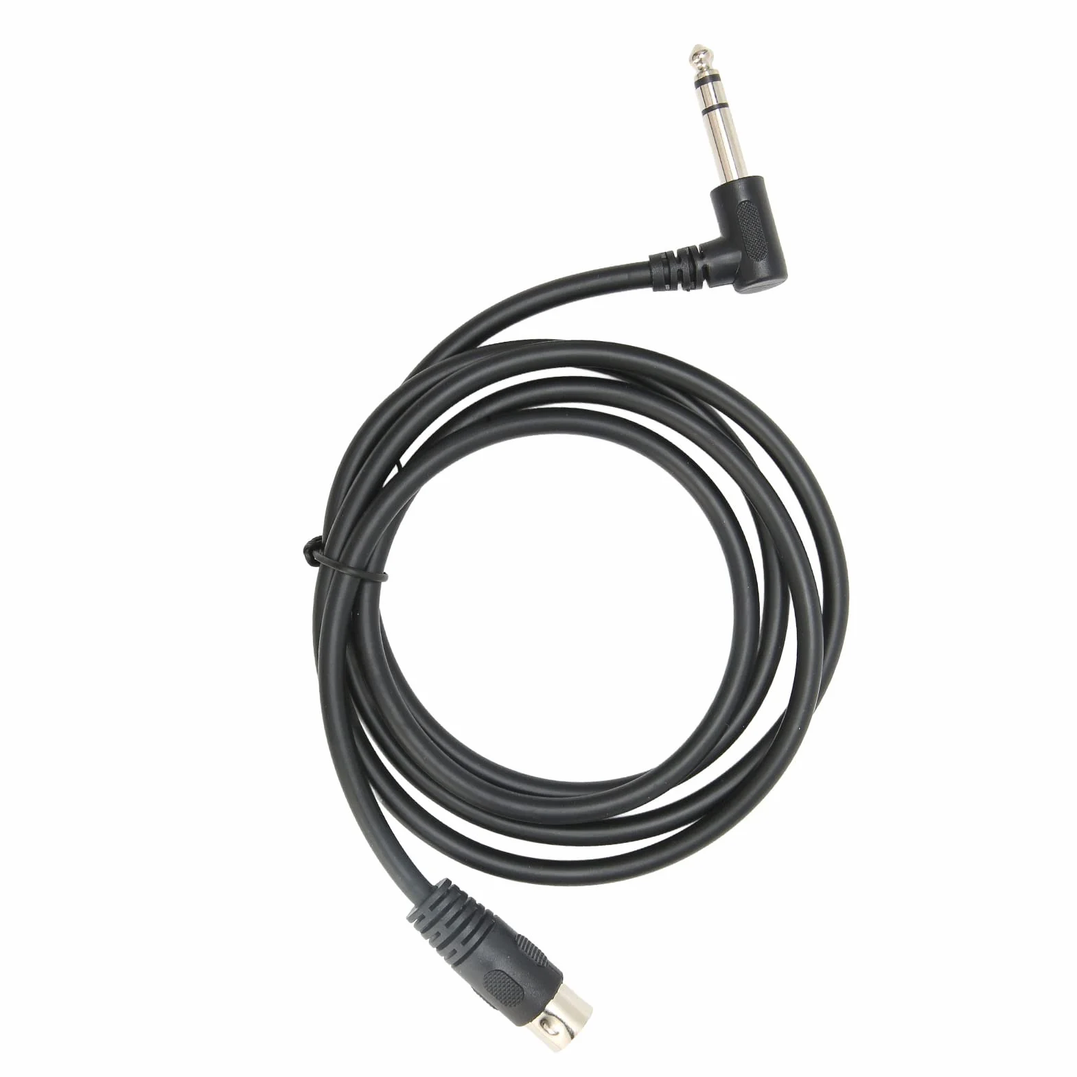 Kabel Audio 1/4 Cala 6.35mm Męski na MIDI 5Pin Męski TRS 90 Stopni 4,9 Stopy