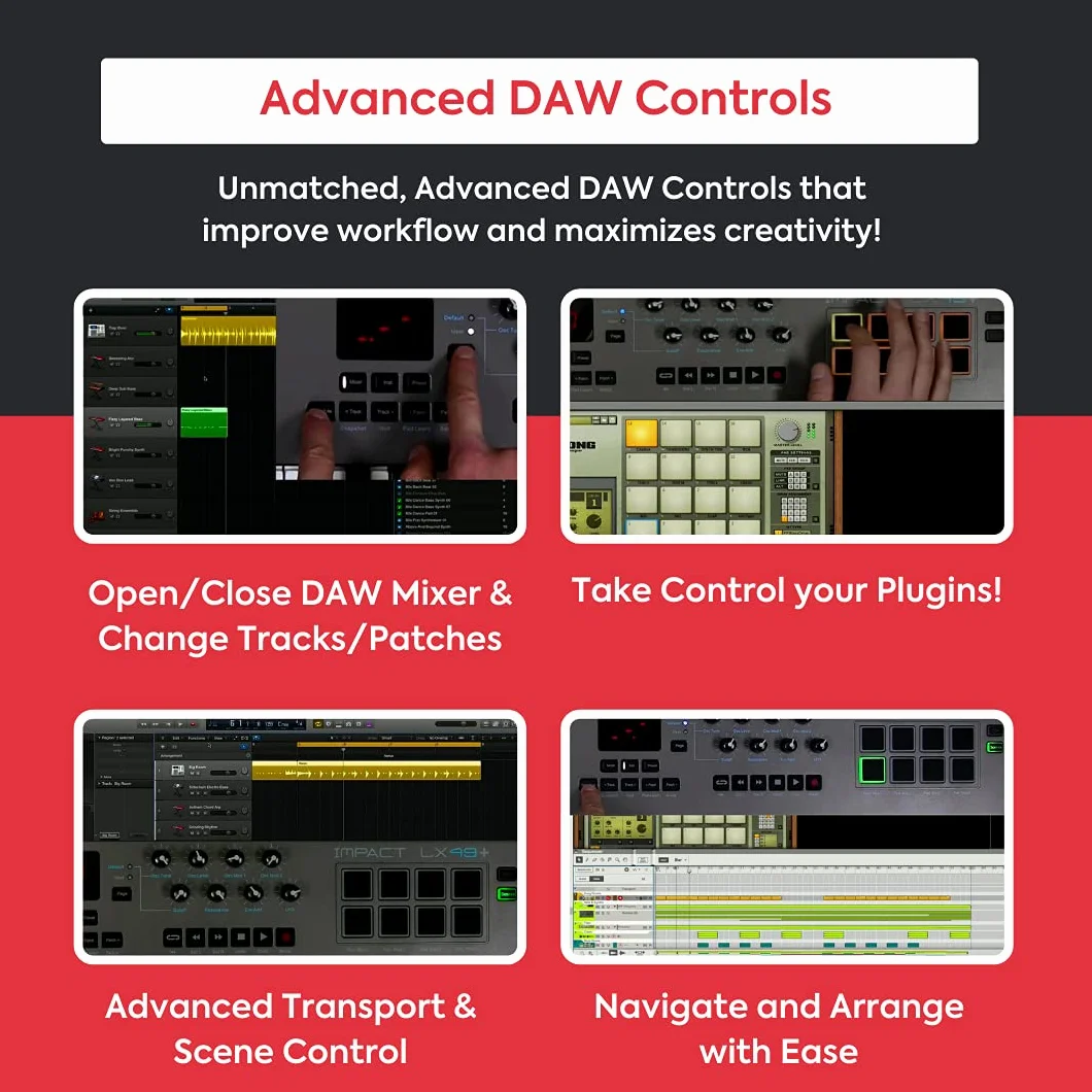 Nektar Impact LX25 Plus 25-klawiszowy kontroler klawiatury MIDI USB