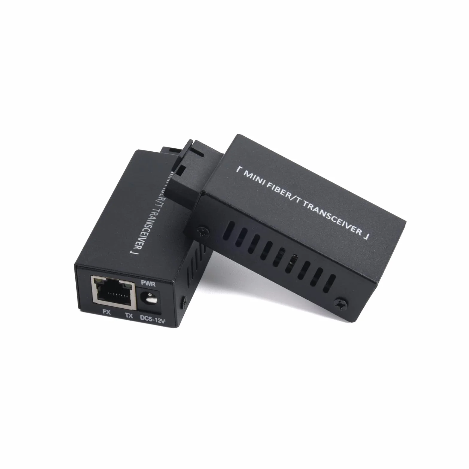 1 para mini Gigabit Fiber Optical Media Converter - 100/1000 Mbps Optic Transceiver SC to RJ45 Ethernet Switch, zasięg 20 km z zasilaczem