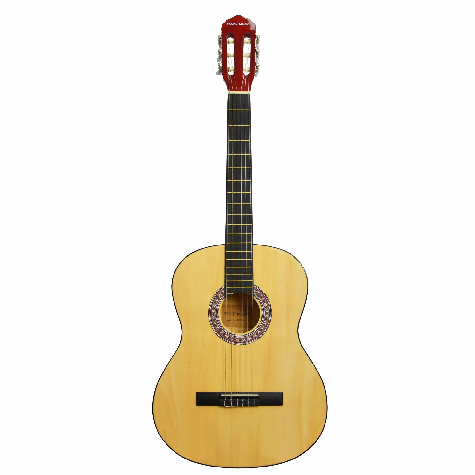 Rocket CG44PACK Zestaw z Gitarą Klasyczną, Drewno/Czarny, Rozmiar 4/4