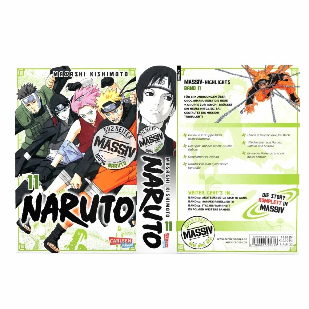 NARUTO Massiv 11: Die Originalserie als umfangreiche Sammelbandausgabe!
