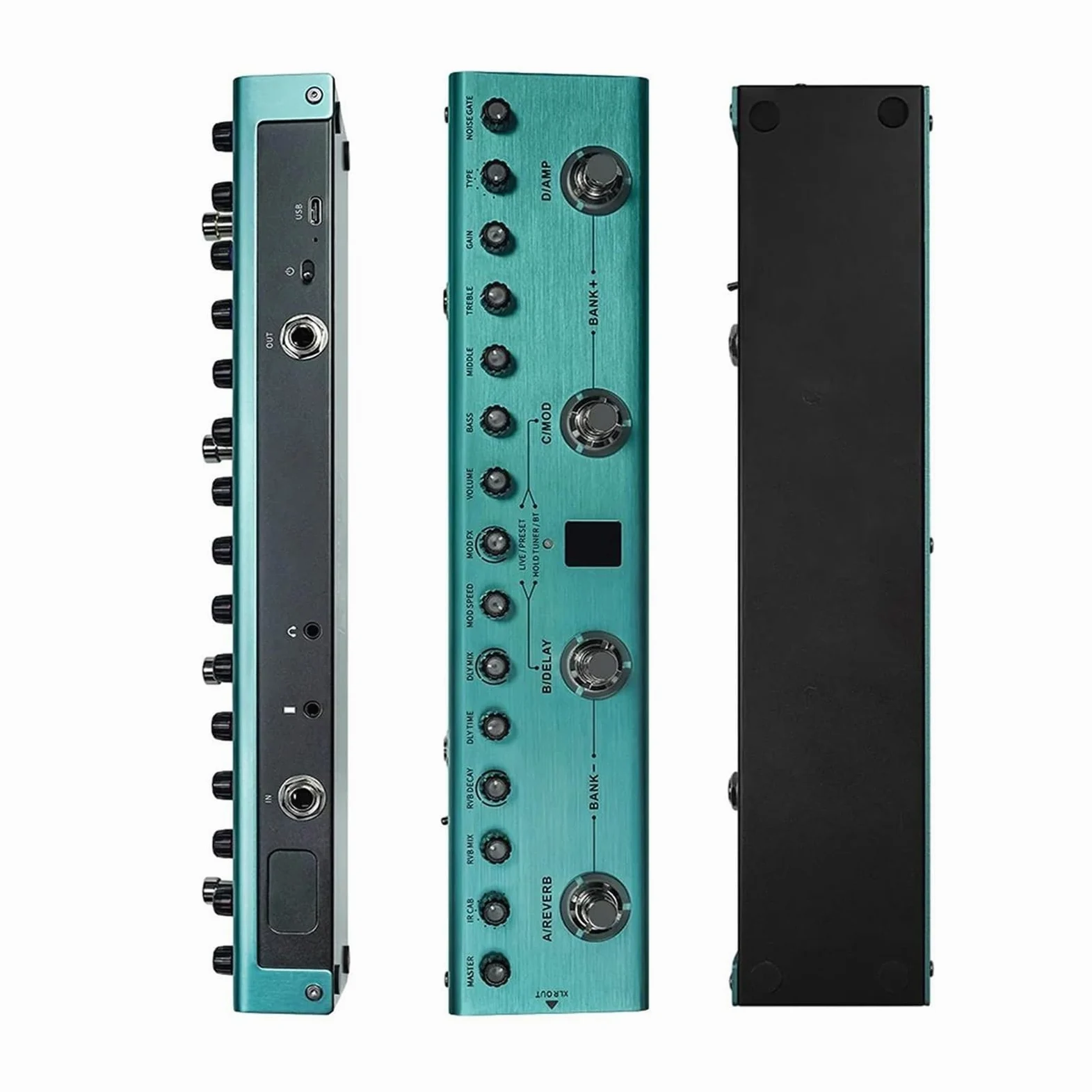 Standardowy Pedał Efektowy Do Gitary Multiefekt Gitarowy Z 36 Presetami W Tym Pogłosem Opóźnieniem I Funkcjami Wzmacniacza Modulacyjnego(G)