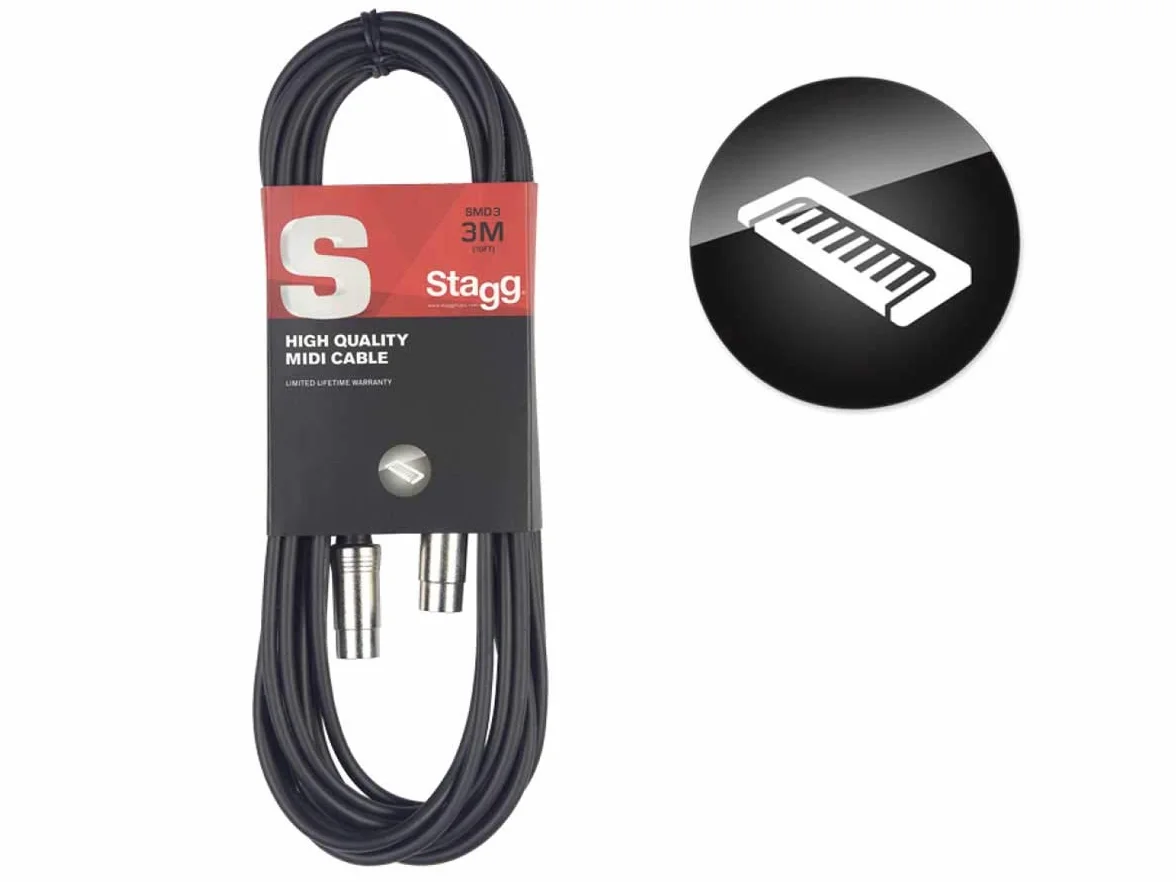 Kabel Stagg 3M MIDI
