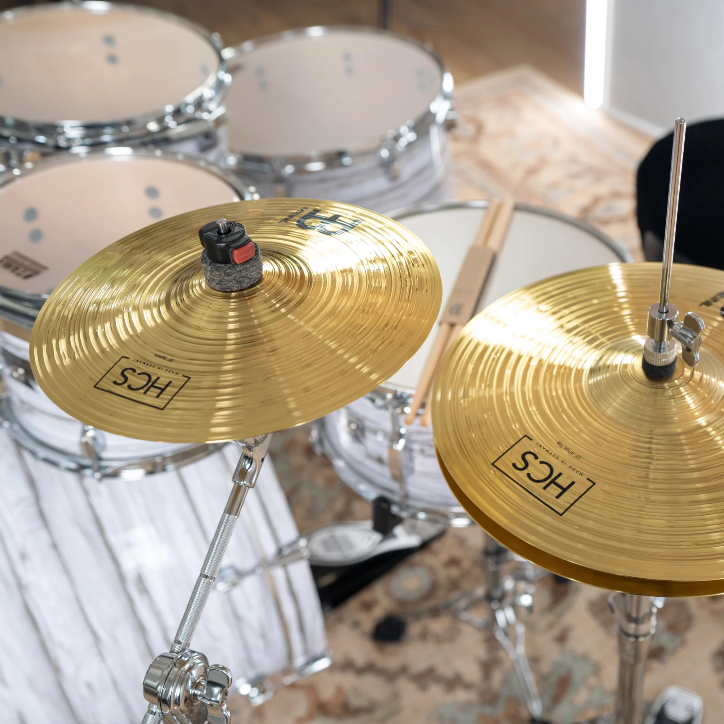 Meinl HCS Cymbal Set 13"HH, 14"C, 10" SP + Sticks - Zestaw talerzy