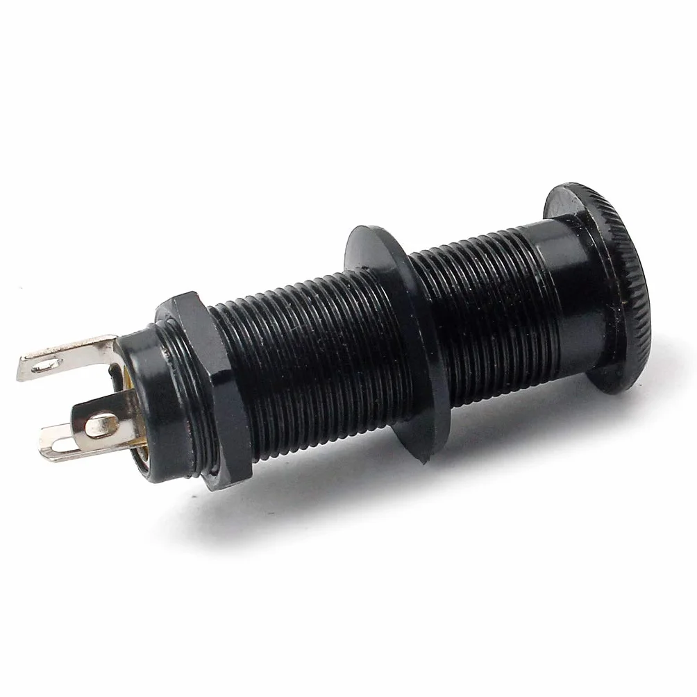 Alnicov Stereo miedziana gitara basowa 1/4" cylindryczna wtyczka wyjściowa z 4-pinowym gniazdem stereo lub mono czarny nikiel