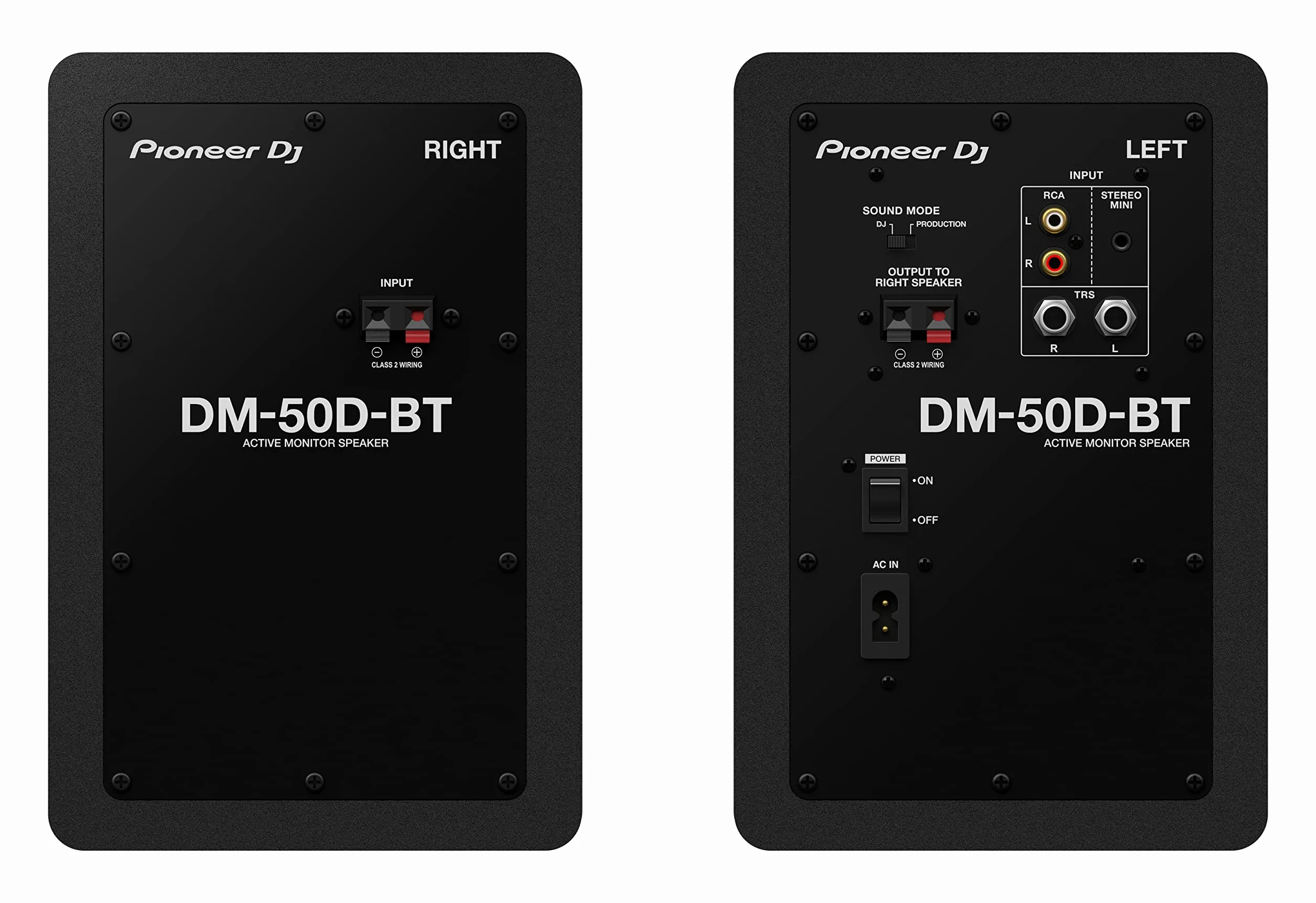Pioneer DJ ® DM-50D-BT System monitora biurkowego, czarny, Bluetooth, 5-calowy głośnik