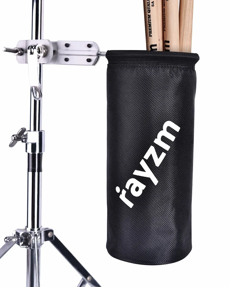 Rayzm Uchwyt na torbę perkusyjną nylonowy z aluminiowym zaciskiem do zestawu perkusyjnego i stojaka muzycznego 1,5-3 cm