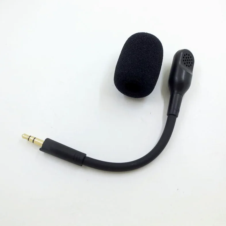 Barracuda X Mikrofon,Mic Zamiennik Odłączany 3.5mm Game Boom Redukcja Szumów Mikrofon w/Foam do Razer Barracuda X Bezprzewodowy Słuchawkowy(Czarny)