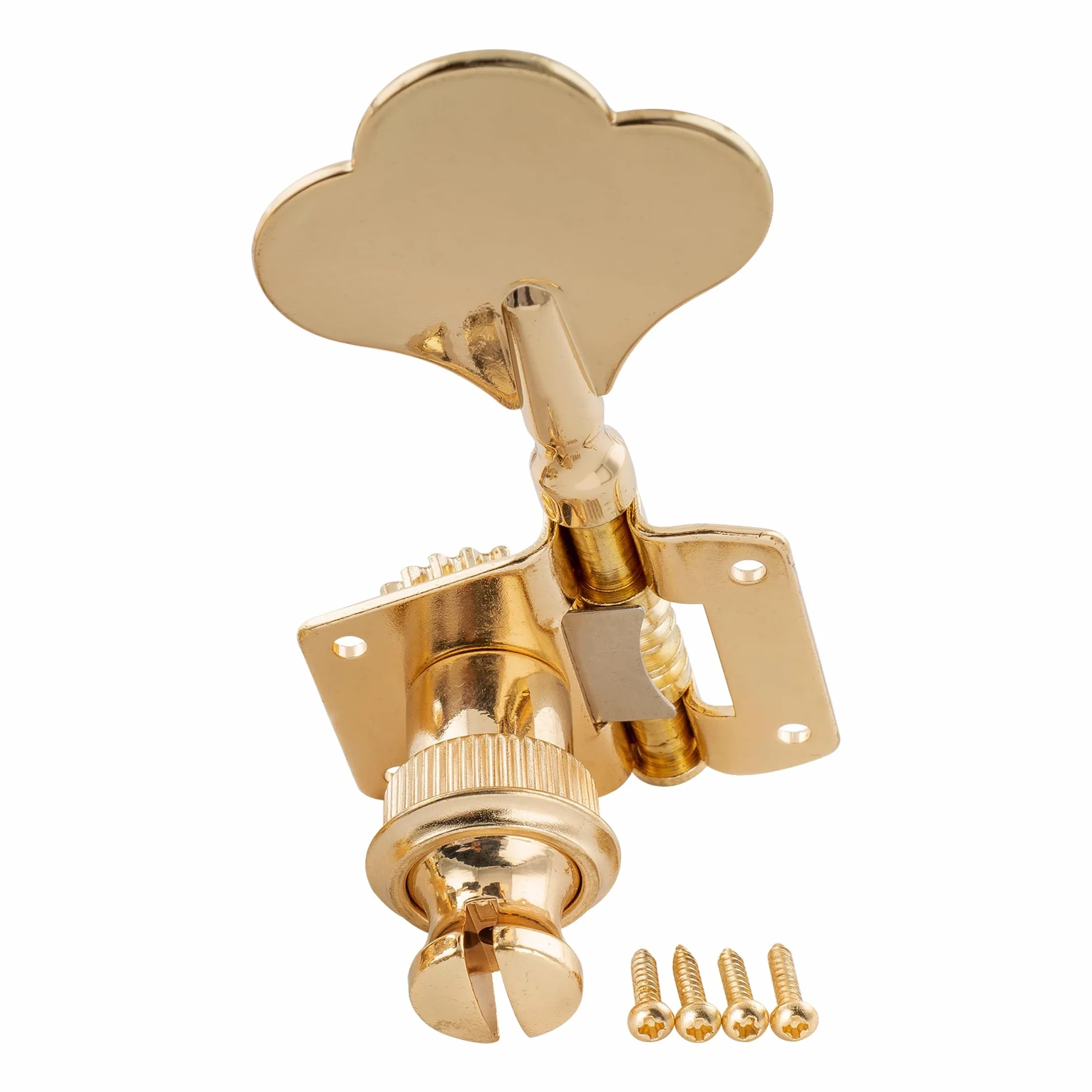 Musiclily Pro 4 w Linii Klucze Basu Tunery Kołki do Strojenia do Gitary Basowej Precision Jazz Bass, Złoty
