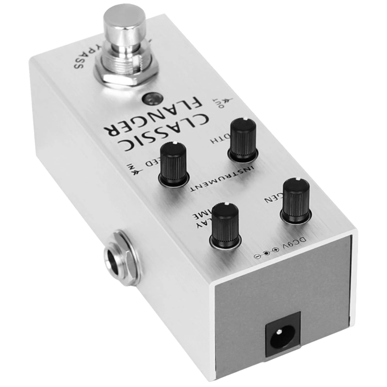 Alasum Efektor Gitarowy Elektryczny z Metalowym Wykończeniem Kompaktowy Efektowy Łatwy Użyciu Idealny Do Uzyskania Różnych Efektów Dźwiękowych Dla Gitarzystów