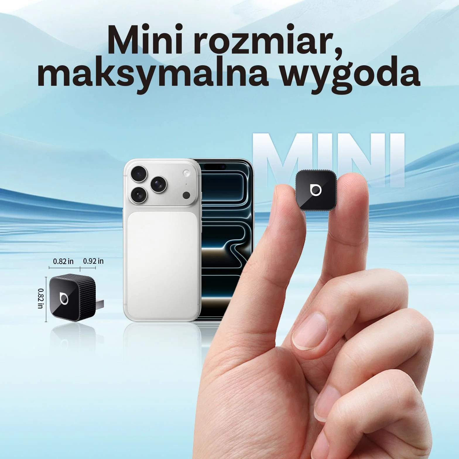 (2026 Ulepszona) OTTOCAST Bezprzewodowy Adapter CarPlay i Android Auto 2 w 1, Ottocast Mini Slim dla iOS 10+ i Android 11+, Wielu Użytkowników, Plug & Play, Szybkie Połączenie