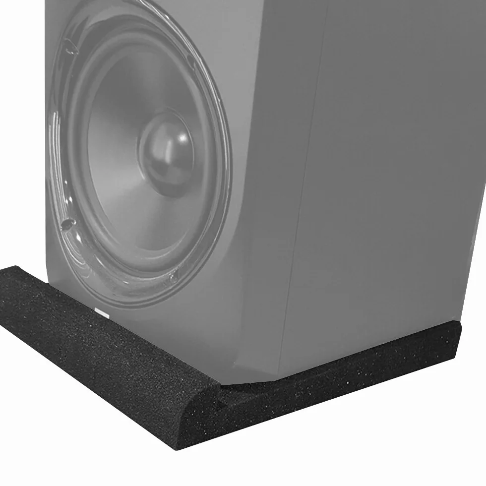 Btuty 2-pak izolacyjnych podkładek z pianki akustycznej do głośnika monitora studyjnego maks. 9,6'' * 7,7'' Powierzchnia użytkowa