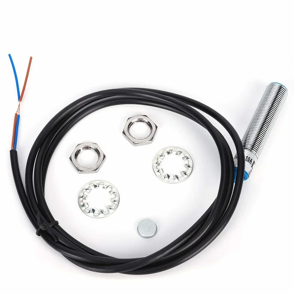 Czujnik zbliżeniowy indukcyjny GHG12-10A metal długi korpus DC 0-35V