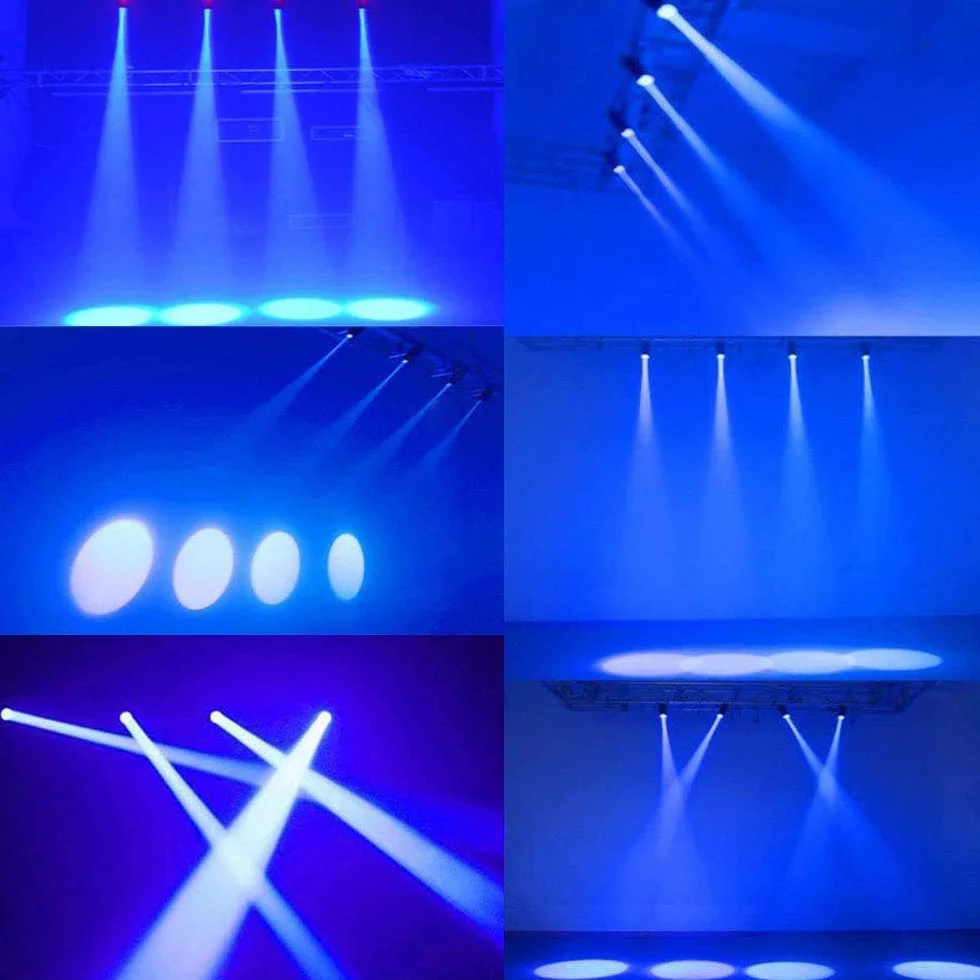 Pinspot Led Light, 3w Bule Led Light Beam Pinspot Lustrzany Odbłyśnik Kulowy do Disco Mirror Ball