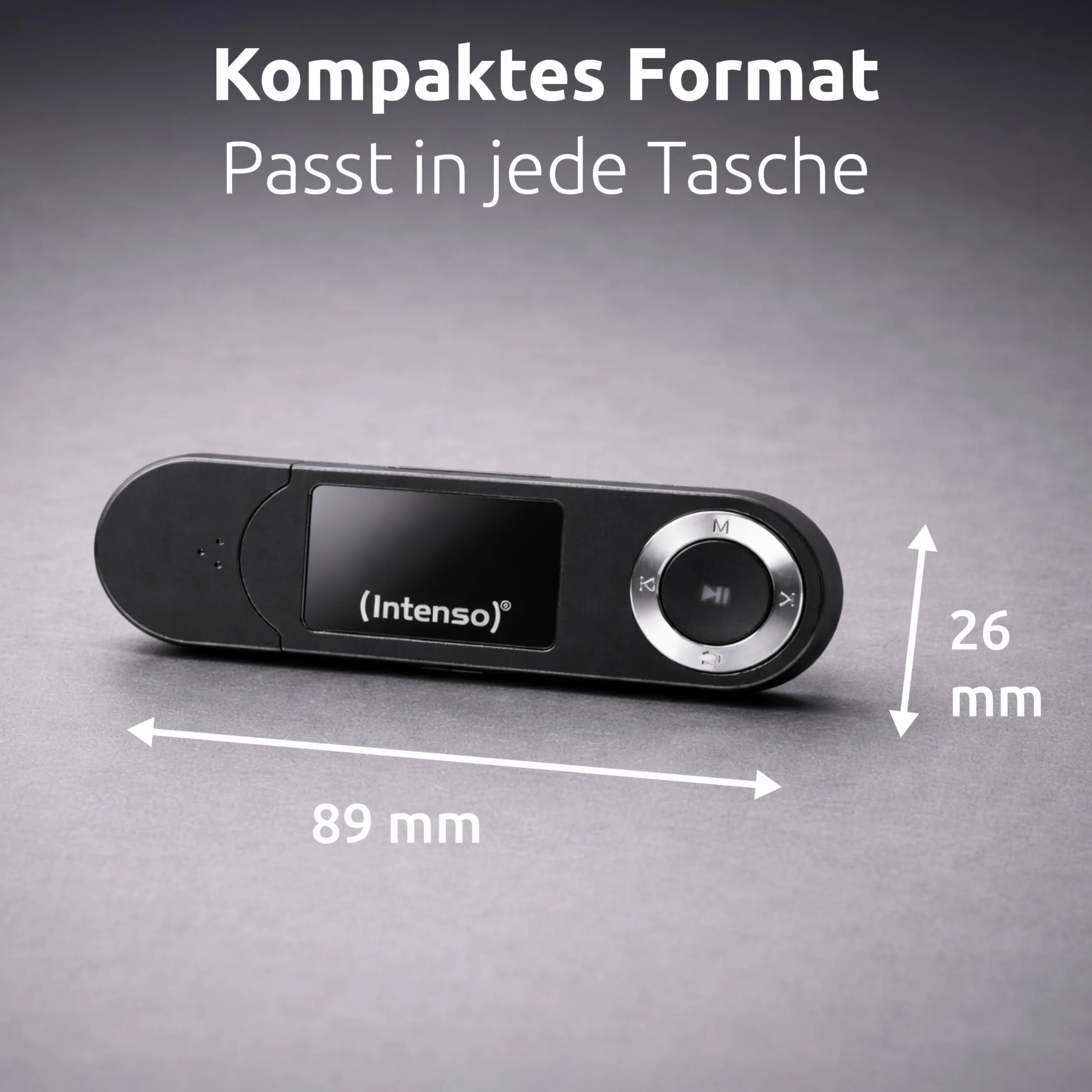 Intenso Odtwarzacz MP3 Music Walker 16 GB, czarny
