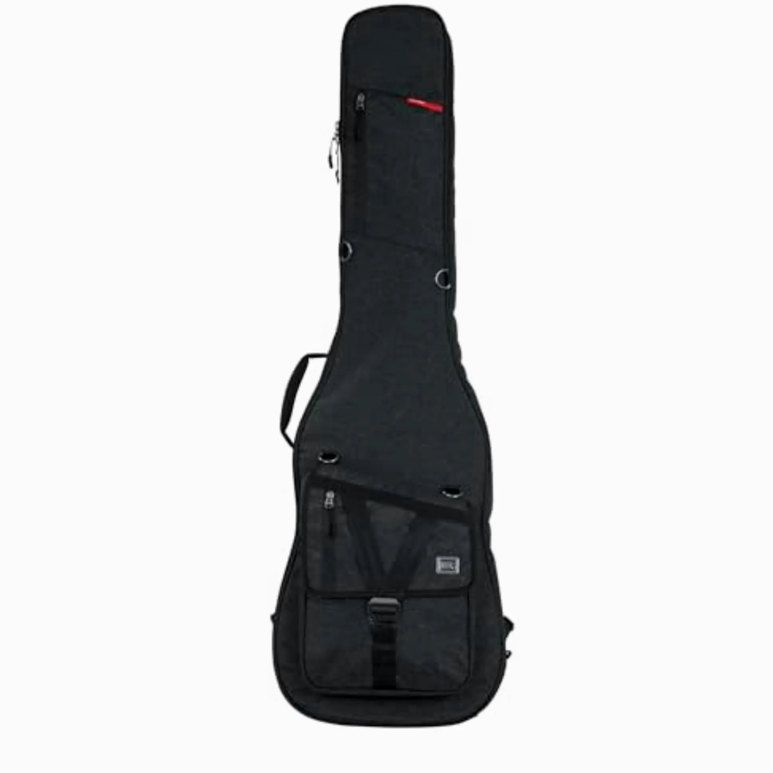 Gator Etui Transit Series gitara basowa Gig Bag, czarny węgiel zewnętrzny (GT-BASS-BLK)