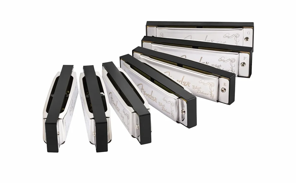 Fender 0990701049 Harmonijka, Srebrny, L