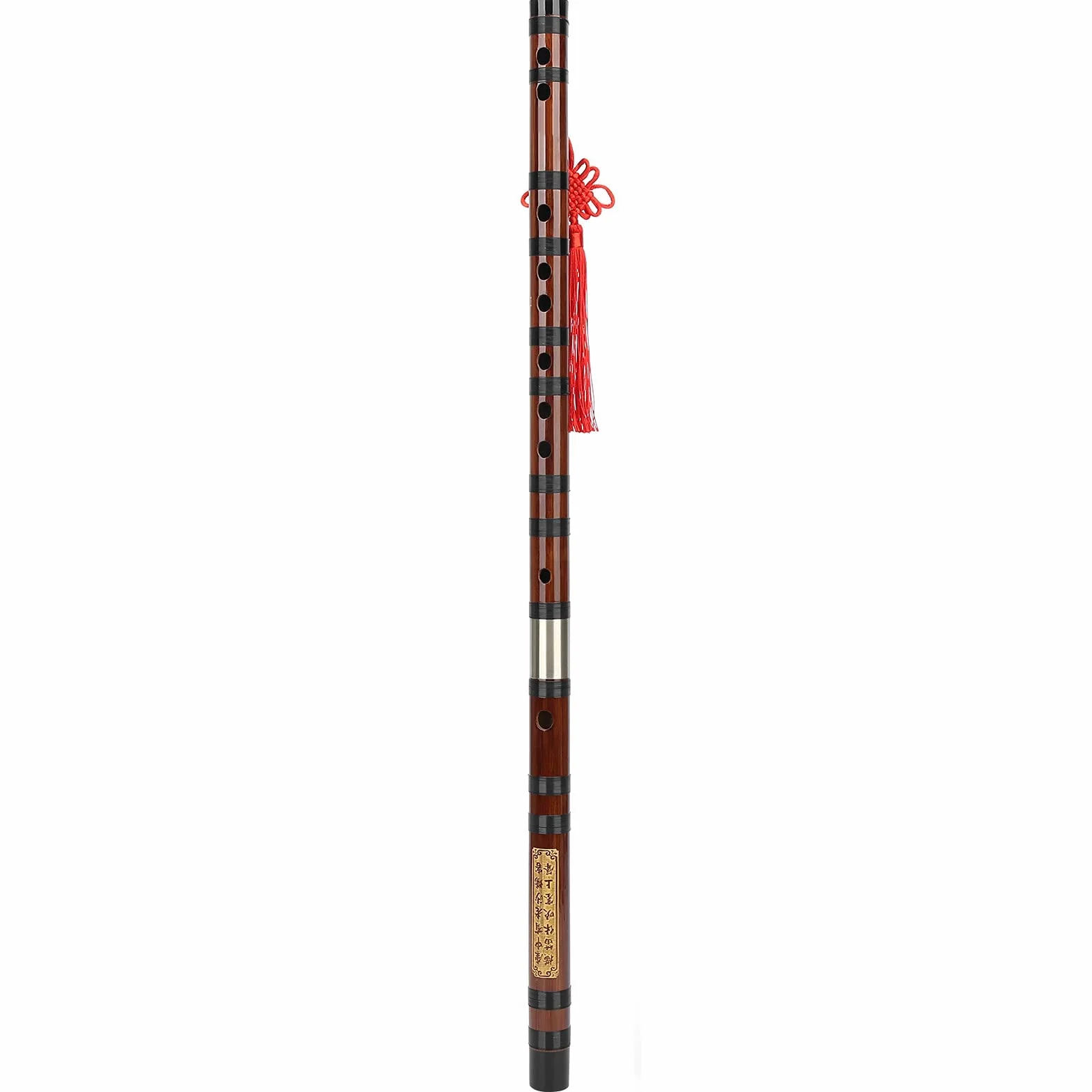 Bambusowy Flet Chiński D-Key Dizi Tradycyjny Instrument Dęty Zestaw