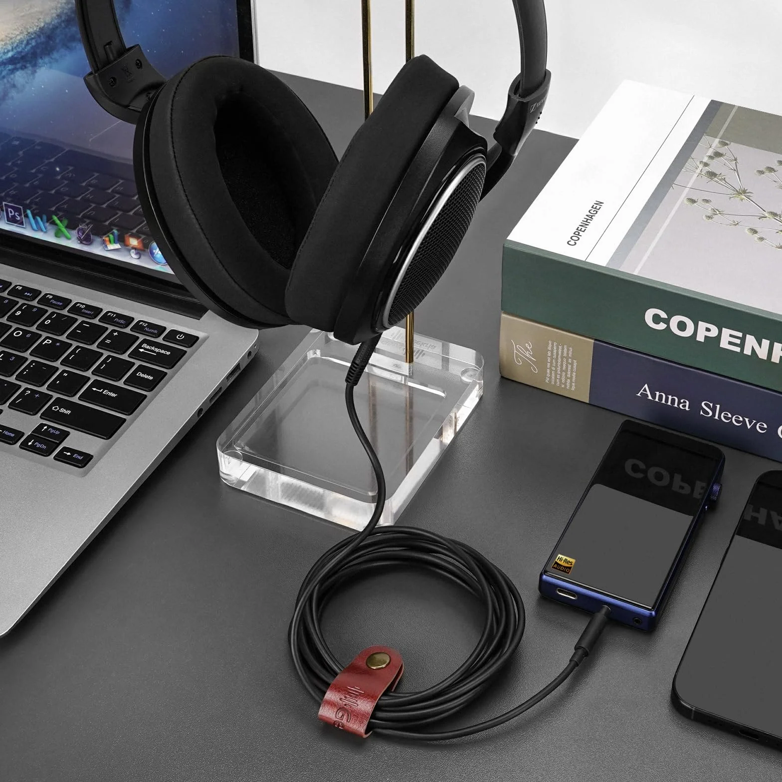 Kabel audio Geekria kompatybilny z Sennheiser HD 620S/599SE/599/598/598SE/560S/400PRO/579/569/550/505, 3,5 mm na 2,5 mm, stereo zamienny kabel (10 ft/3 m)