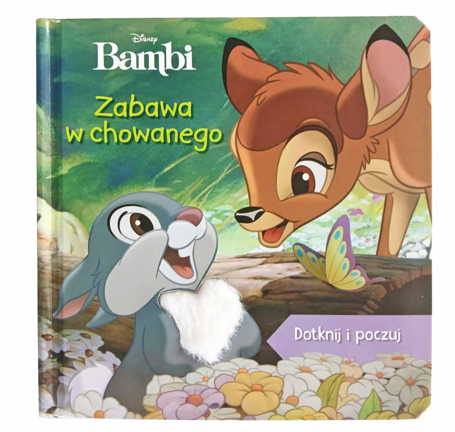Zabawa w chowanego. Książeczka sensoryczna Disney