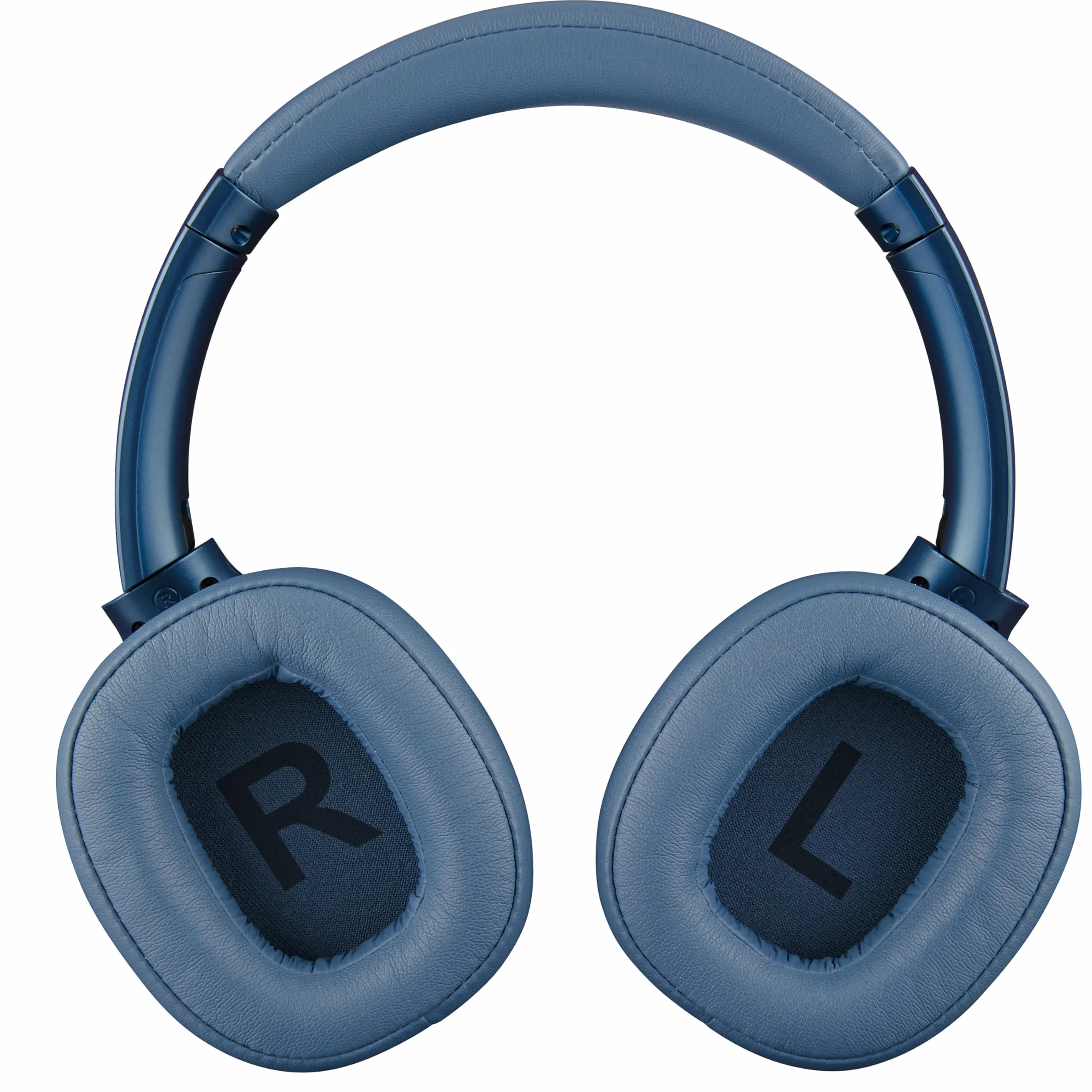 Intenso O400HA słuchawki nauszne – Hybrid Active Noise Cancelling, czas pracy do 75 godzin i Bluetooth 5.3, tryb muzyki, tryb przejrzystości i szybki czas ładowania, niebieskie