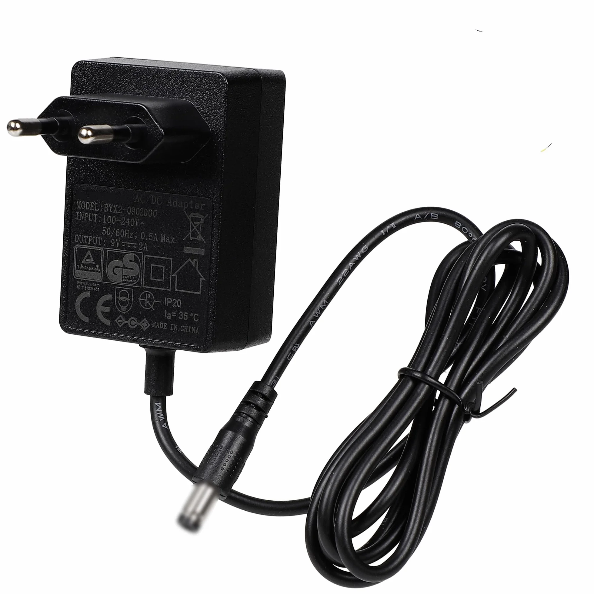 Zasilacz sieciowy 9V 2A do klawiatury Casio ToneBank CTK120 CTK520L
