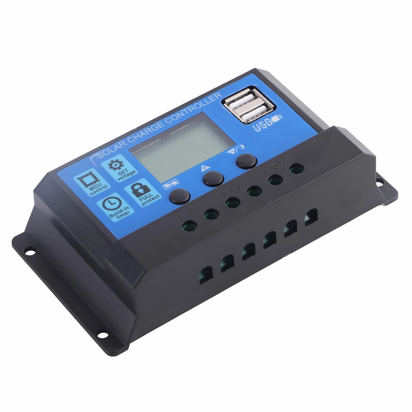 A2420 Kontroler ładowania Słonecznego 12 V/24 V 20 A do Akumulatorów Kwasowo-ołowiowych — Wydajny Regulator Energii Słonecznej do Pojazdów Kempingowych, Systemów Domowych i